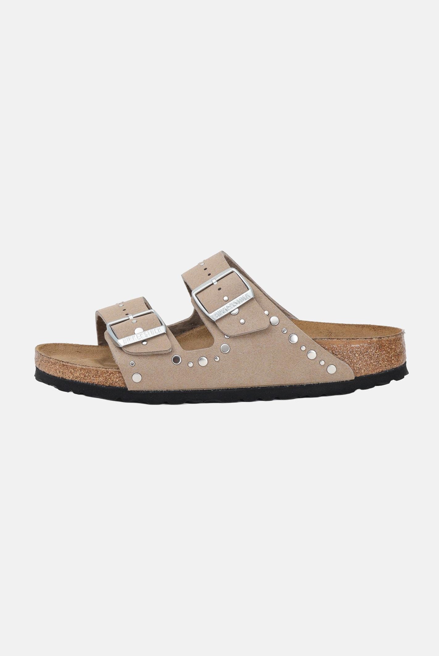 BIRKENSTOCK Ciabatte Arizona Rivet Border beige da donna 1031708 . BIRKENSTOCK
