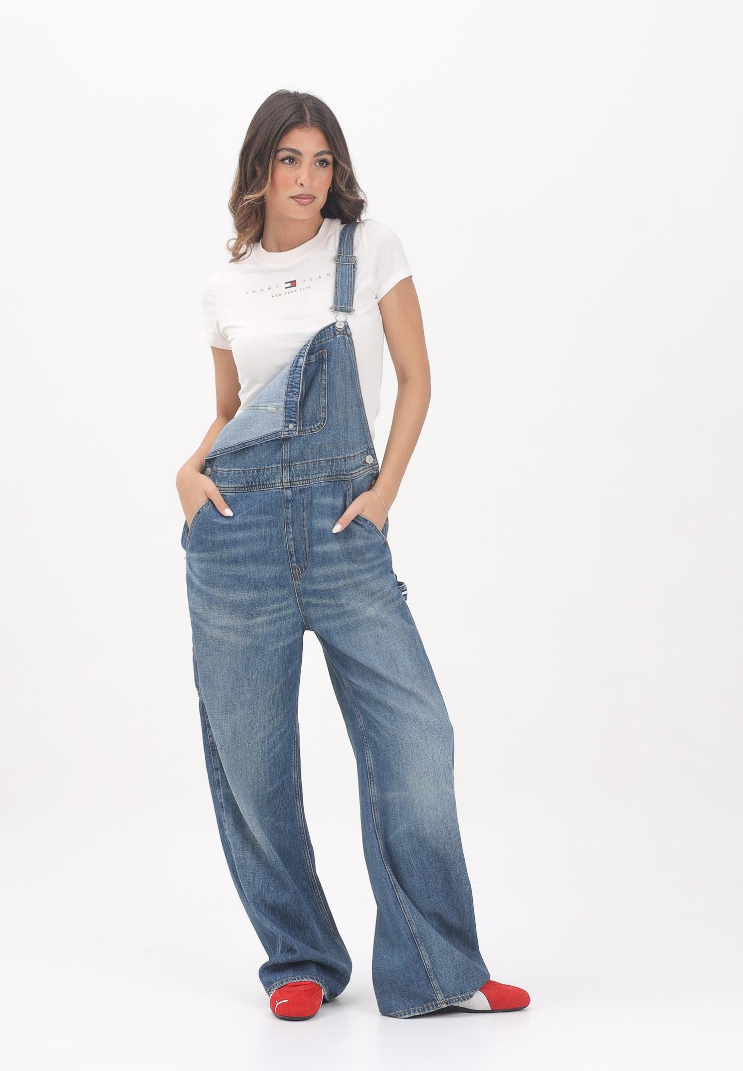 TOMMY JEANS Salopette in denim da donna DW0DW205291A5 TOMMY JEANS