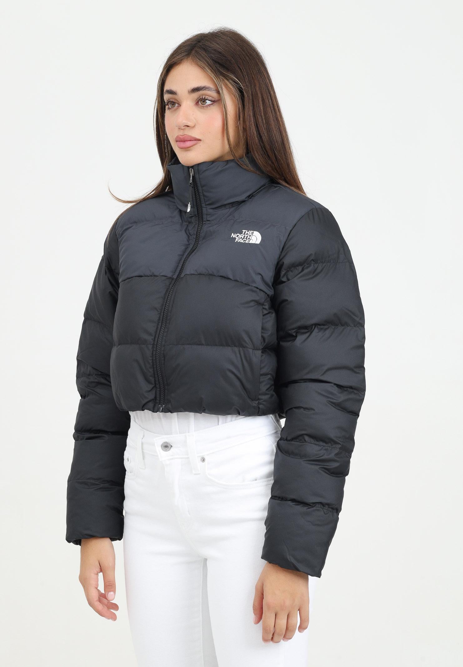 THE NORTH FACE Piumino Cropped Saikuru nero da donna NF0A89JCKT01 . THE NORTH FACE