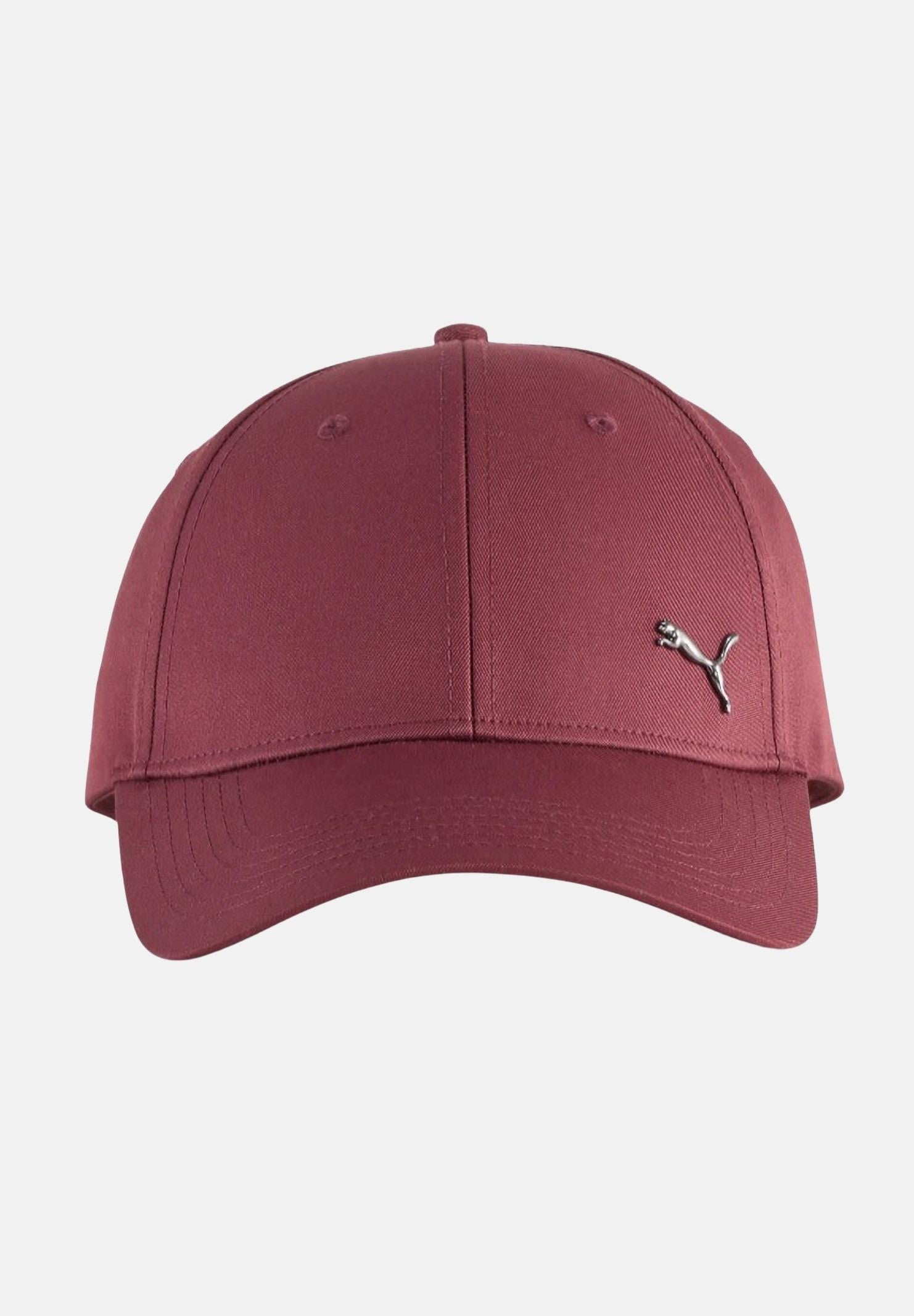PUMA Cappello con visiera ESS Metal PUMA Cat bordeaux per uomo e donna 025994 11 PUMA
