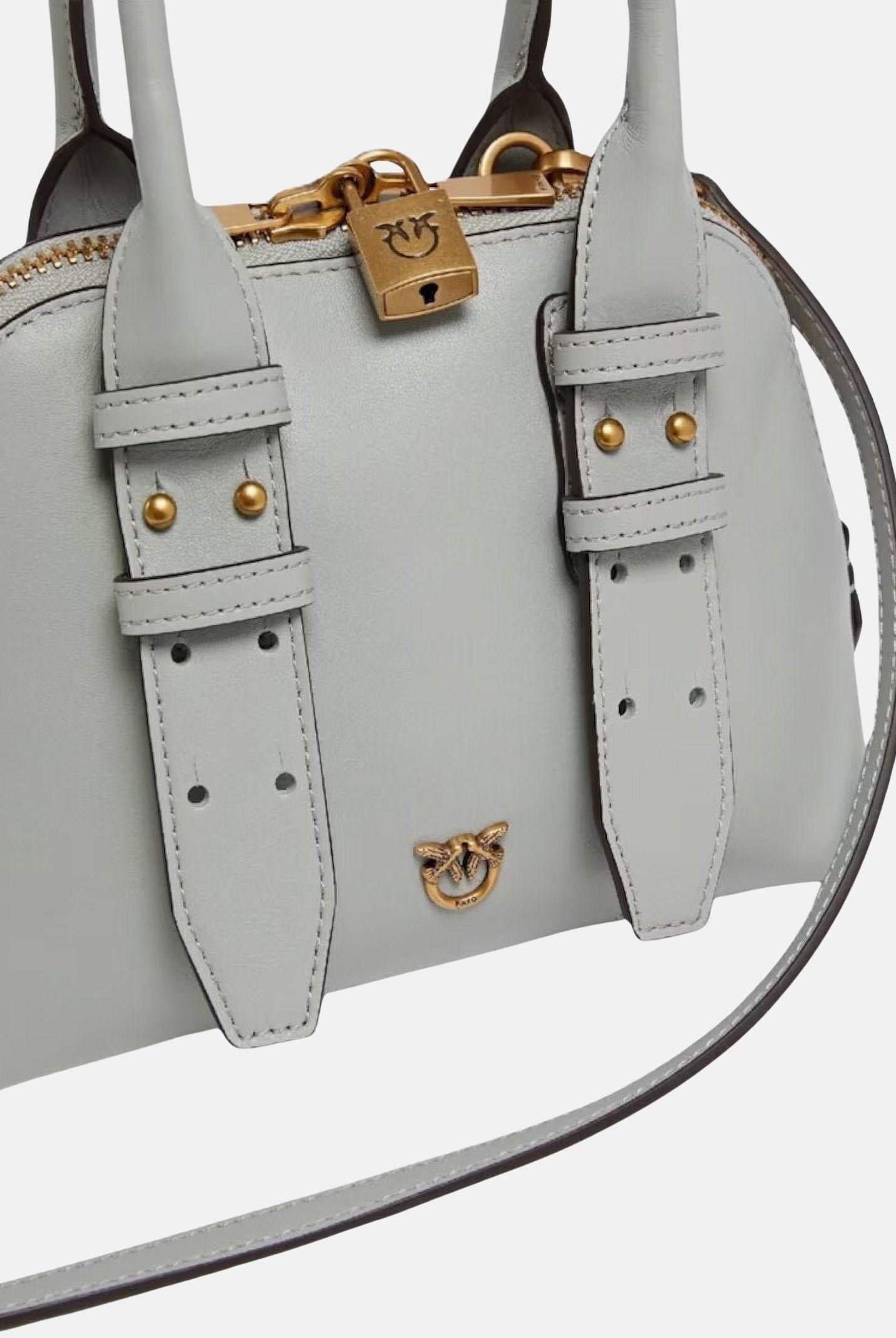 PINKO Borsa a mano Mini Escape Bag grigio perla da donna 105333A0QO K32Q PINKO