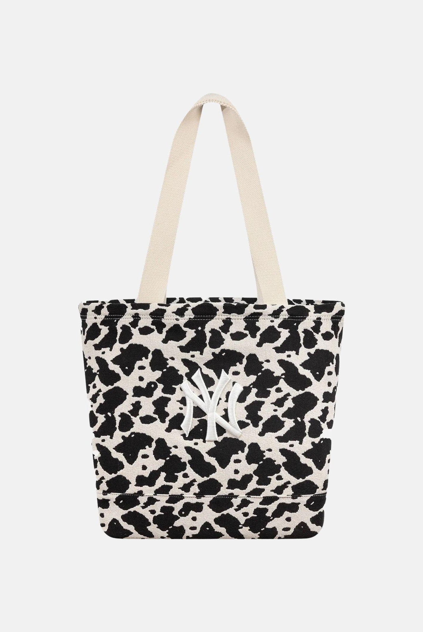 NEW ERA Shopper New York Yankees MLB panna e nera da donna con stampa cow 60771254 . NEW ERA