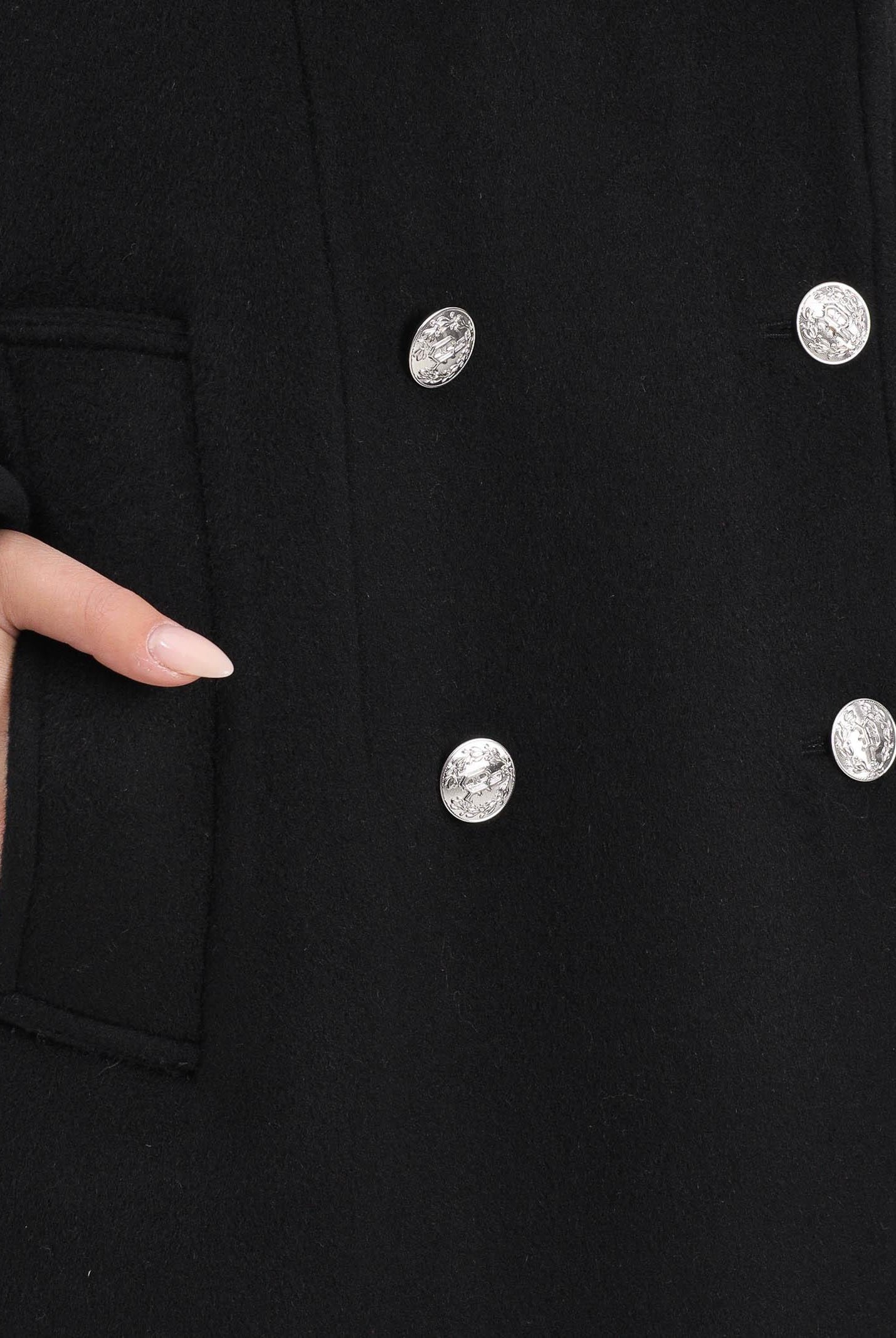 BLAUER Cappotto lungo CHARLOTTE nero da donna 25WBLDK01375-007378 999 BLAUER