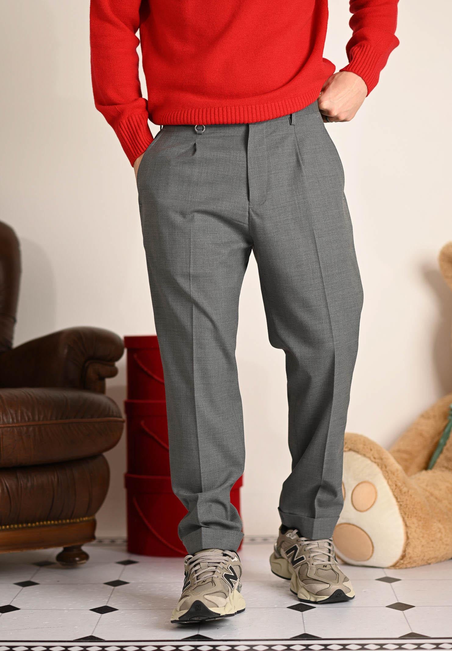 GOLDEN CRAFT Pantalone Alfio grigio da uomo GC1PFW25266862 N013 GOLDEN CRAFT