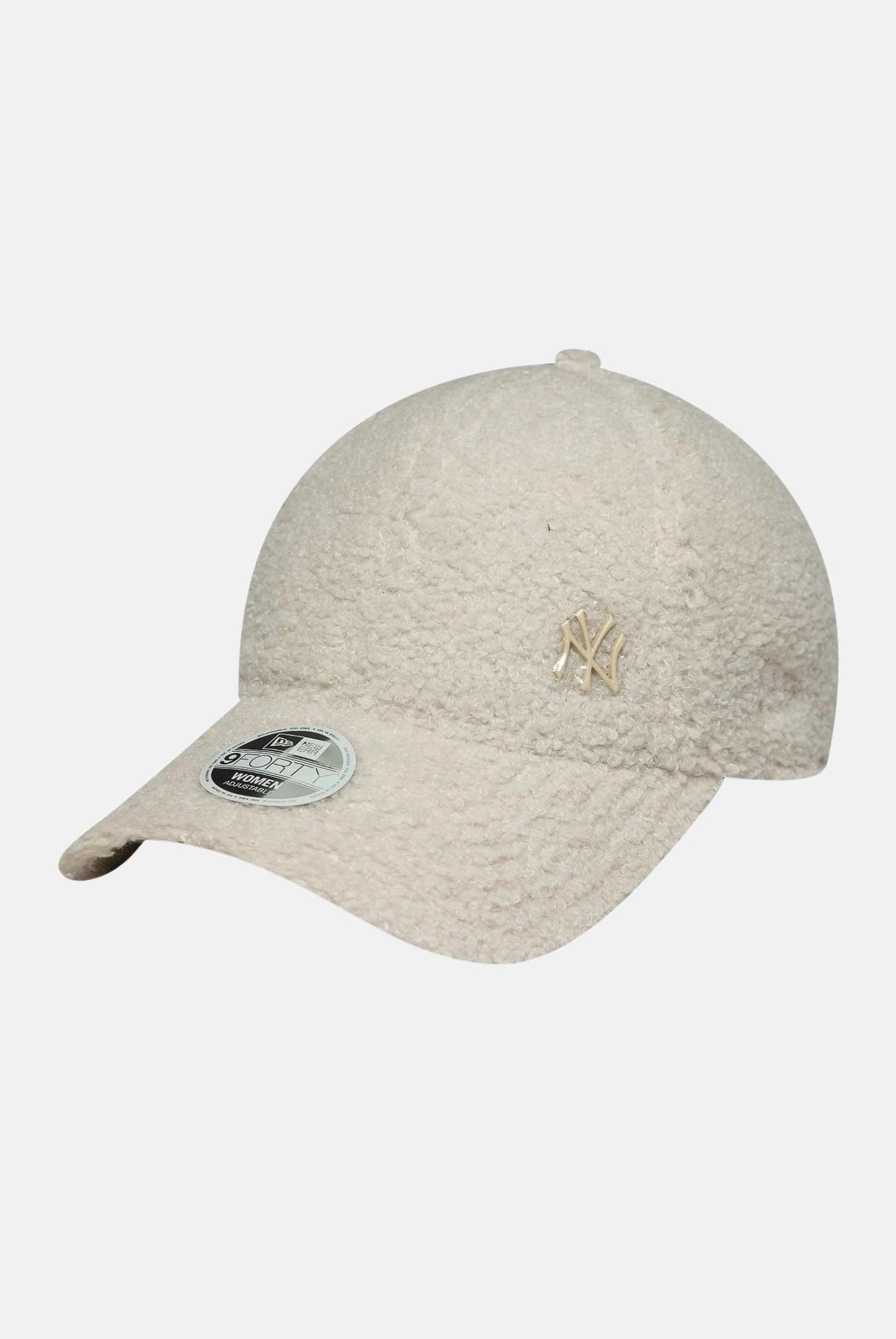 NEW ERA Cappello con visiera 9FORTY New York Yankees MLB Borg panna da donna 60691312 NEW ERA