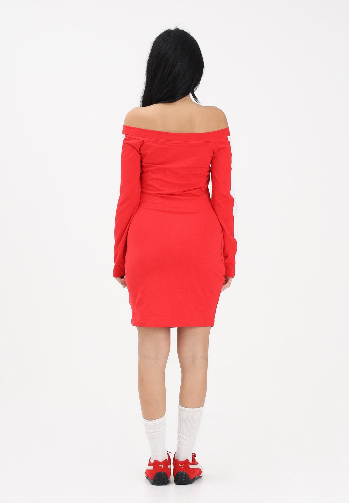 PUMA Abito corto T7 rosso da donna 635383 11 PUMA