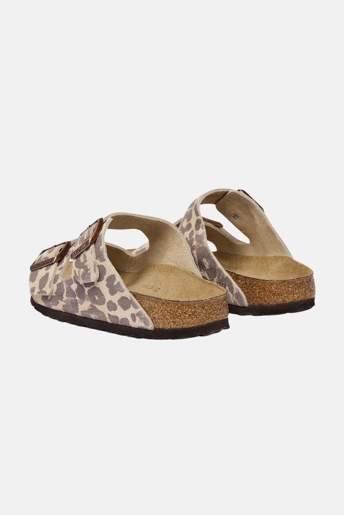 BIRKENSTOCK Sandalo Arizona Leo Sandcastle beige e marrone unisex. 1033330 . BIRKENSTOCK