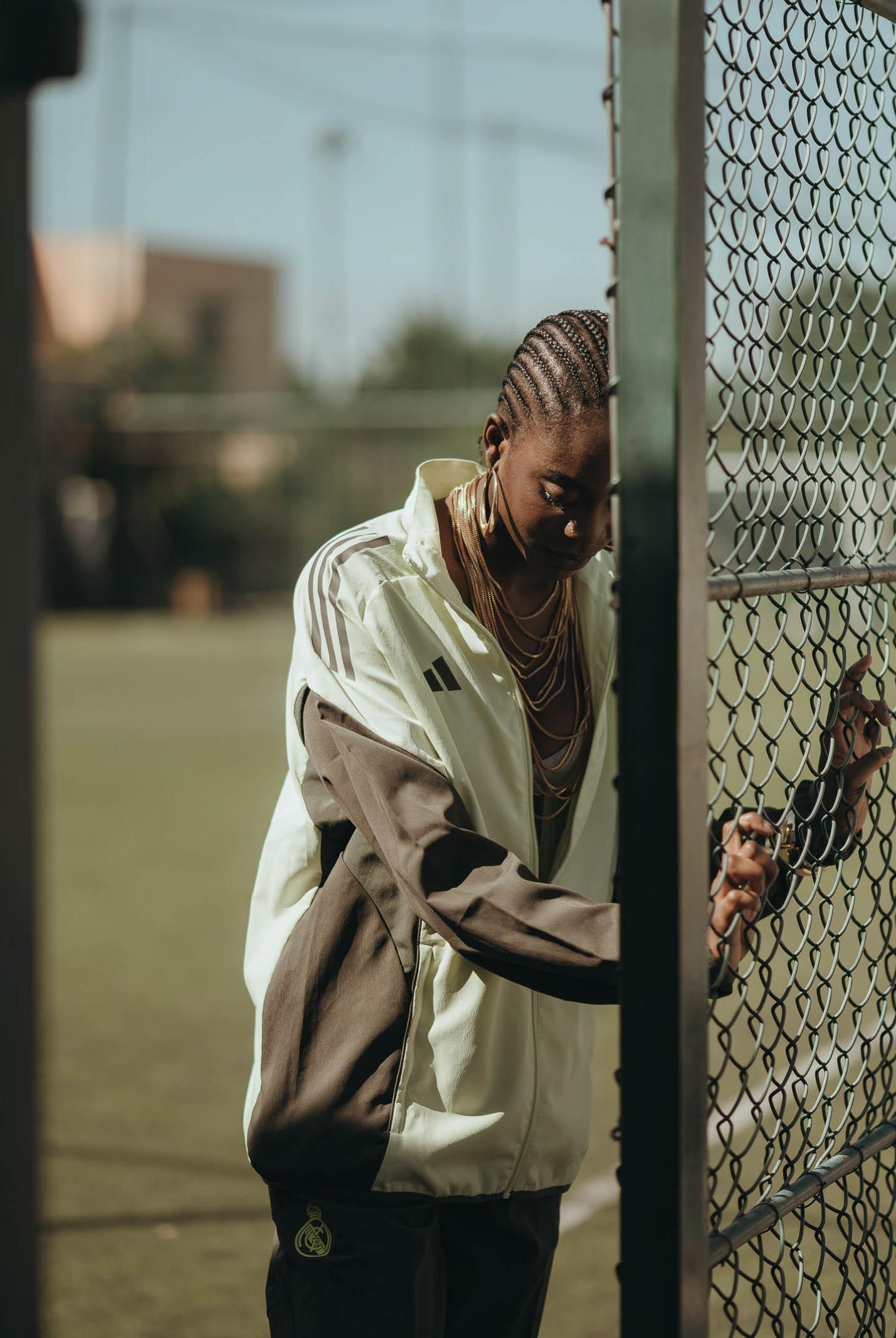 ADIDAS PERFORMANCE Felpa con zip Real Madrid Tiro 25 verde da uomo JP4056 ADIDAS PERFORMANCE