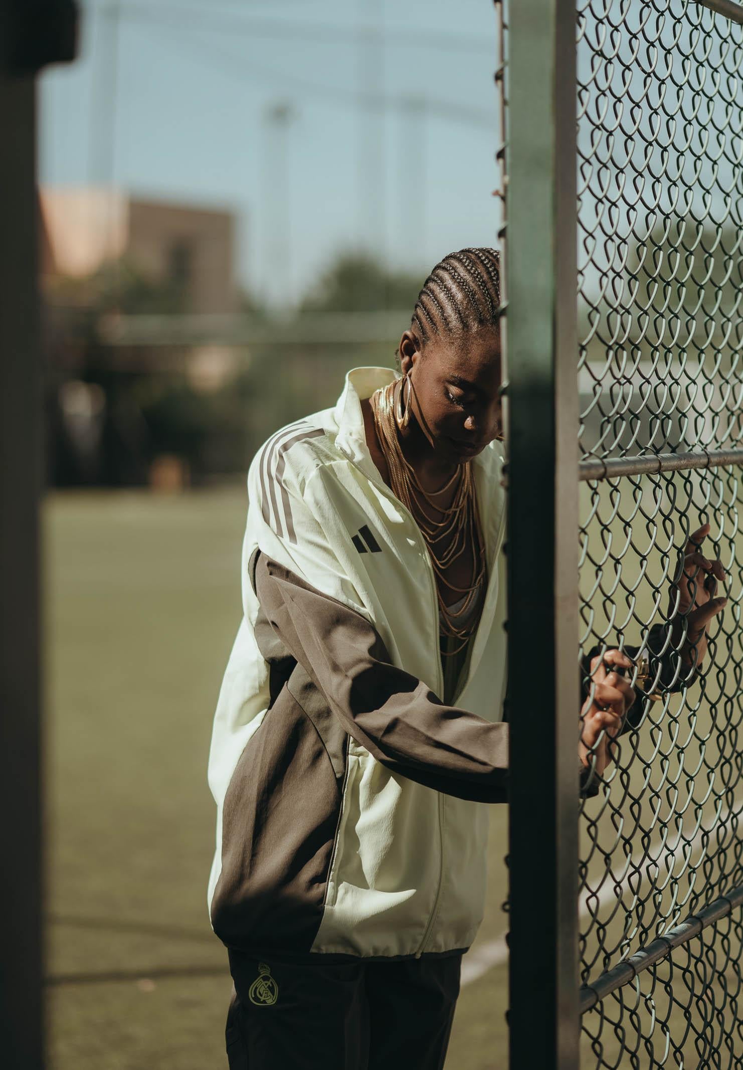 ADIDAS PERFORMANCE Felpa con zip Real Madrid Tiro 25 verde da uomo JP4056 ADIDAS PERFORMANCE