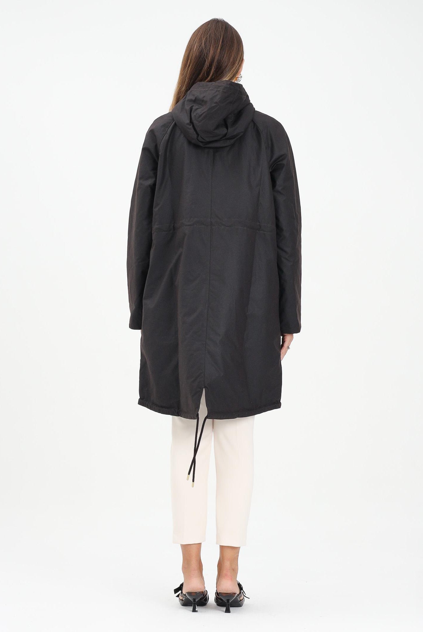 BARBOUR Parka Marcy nero da donna 252MLWX1456 RU91 BARBOUR