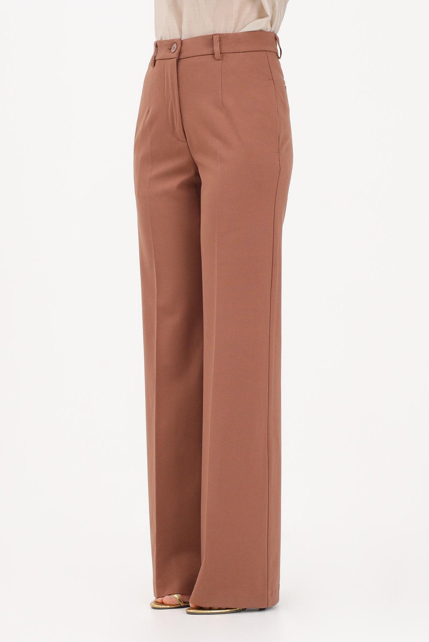 VICOLO Pantalone elegante cuoio da donna TAB0233 ABU67 VICOLO
