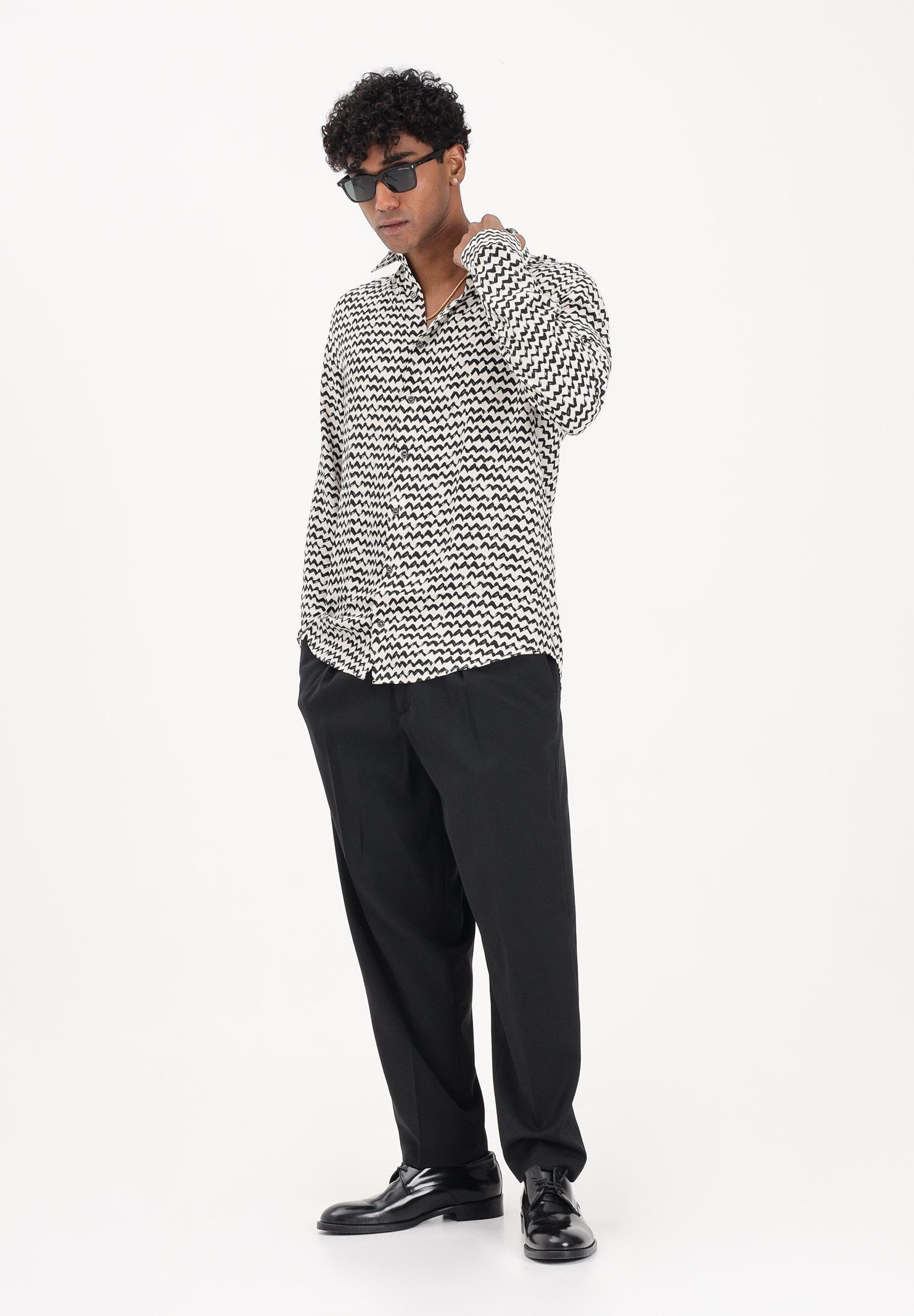 GOLDEN CRAFT Pantalone nero da uomo con vita elasticizzata GC1PSS266920 D001 GOLDEN CRAFT