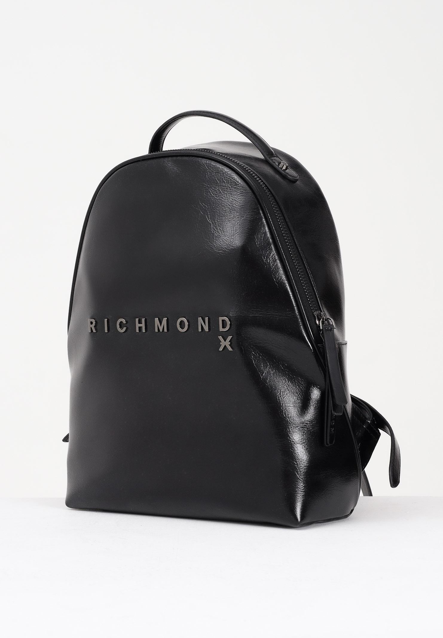 RICHMOND Zaino nero da donna con logo UWA25301BO BL RICHMOND