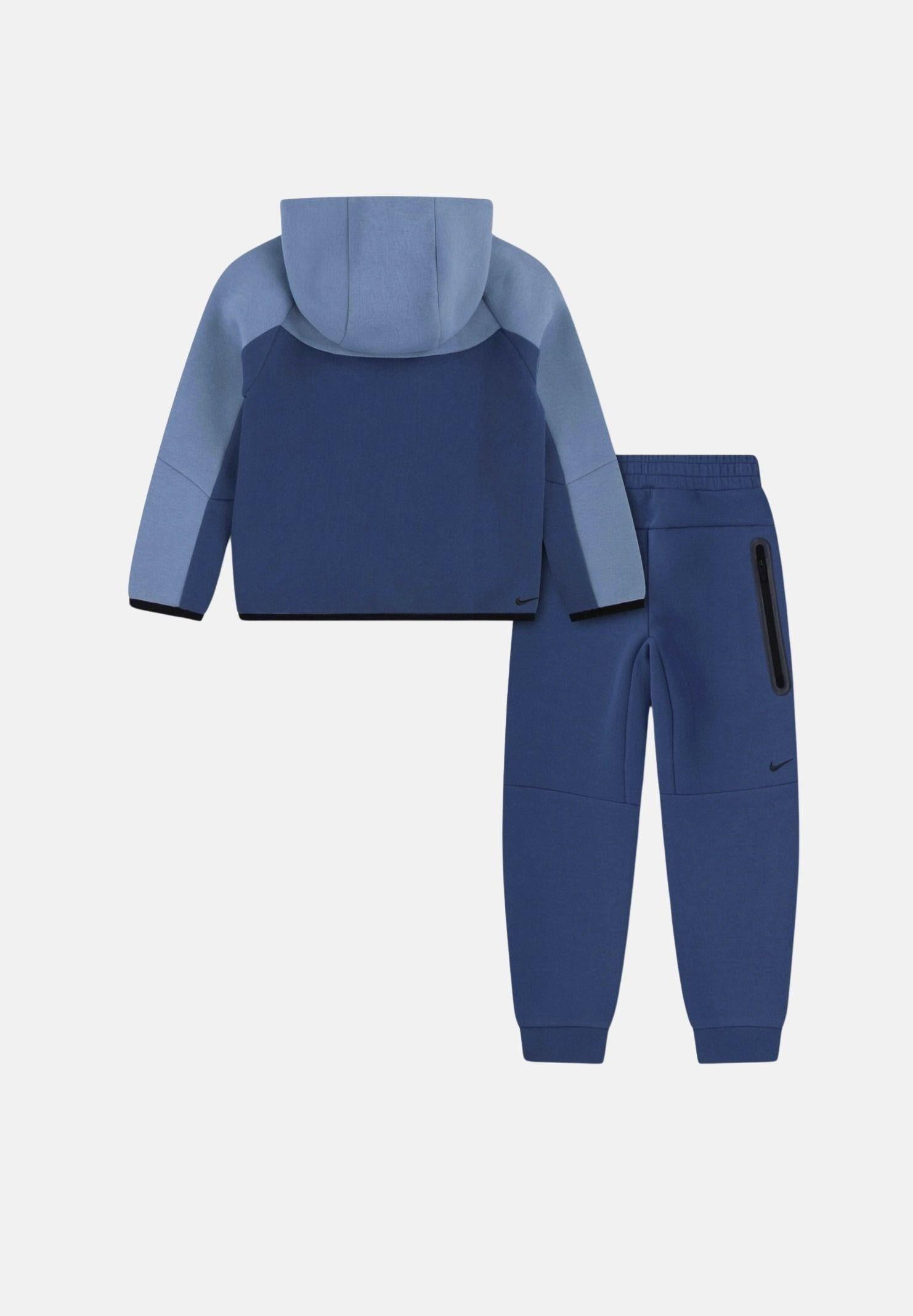 NIKE Tuta Tech Fleece blu per bambino e bambina 86M880 U1T NIKE