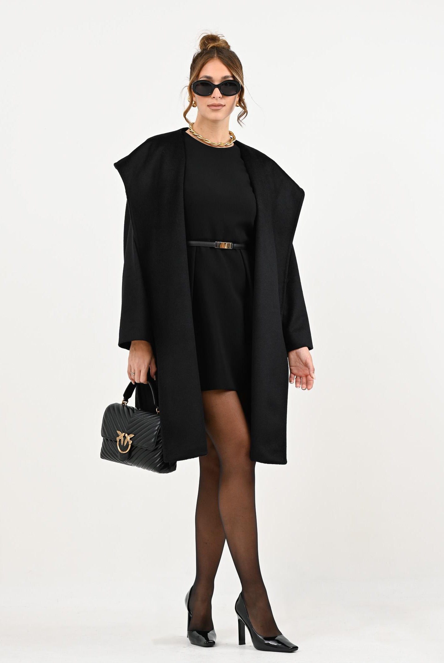 MAX MARA Cappotto nero da donna modello Newmang 2426016111600 013 MAX MARA