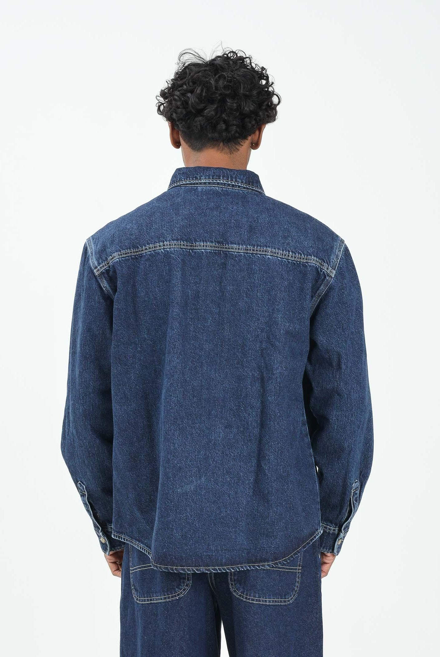 DICKIES Camicia a manica lunga Mechanic in denim blu da uomo DK0A87PX0DD1 DIckies