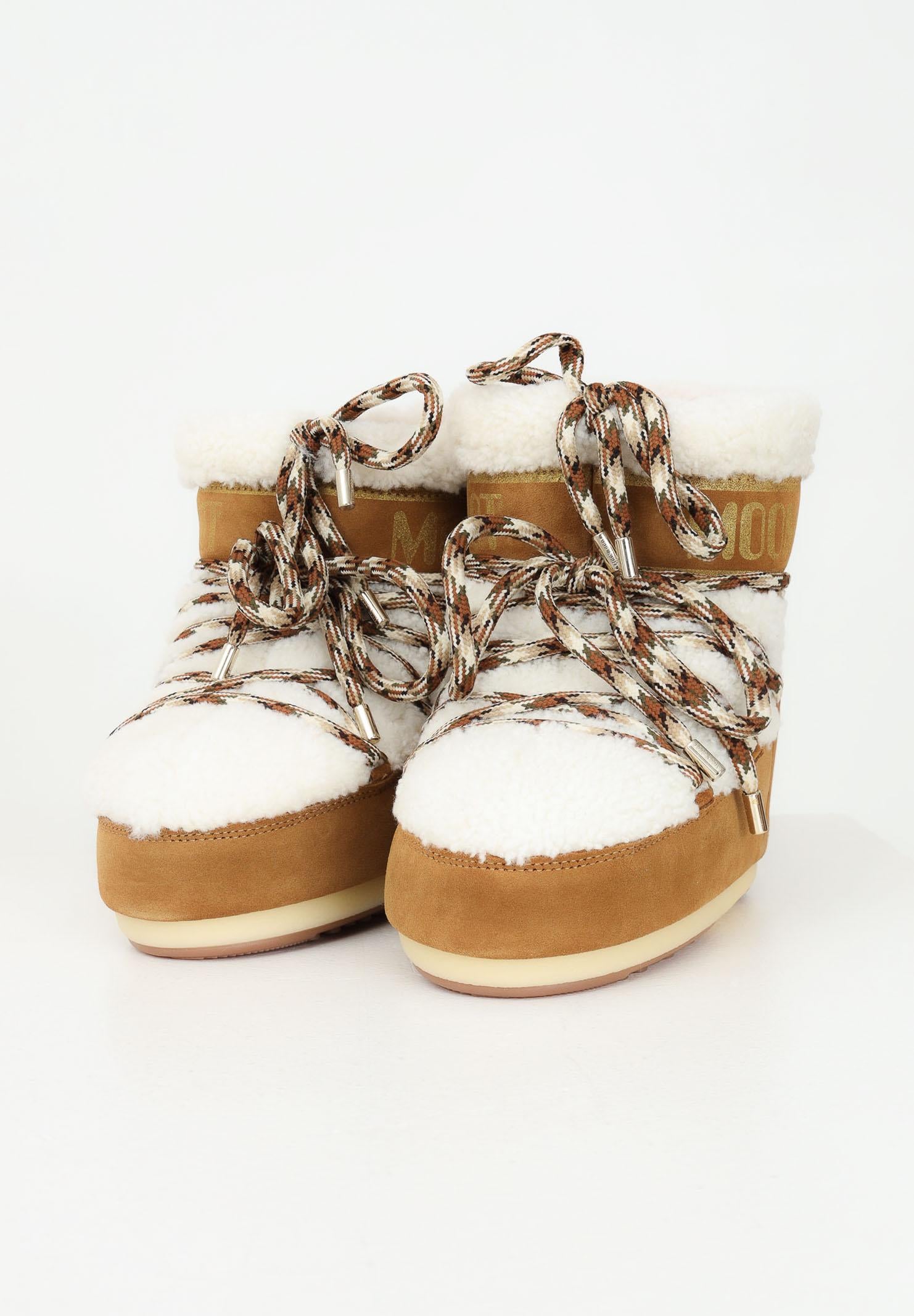 MOON BOOT Stivali da neve LAB69 ICON LOW marroni da donna 80D1409580 MA03 MOON BOOT