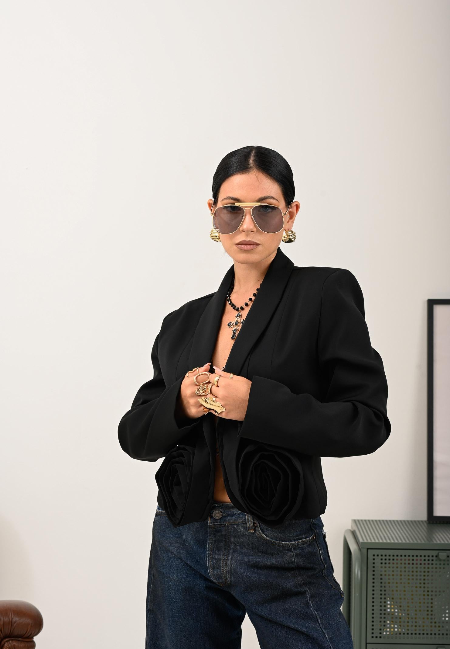 ODI ODI Giacca Ampezzo nera da donna AMPEZZO400W5 D6 ODI ODI