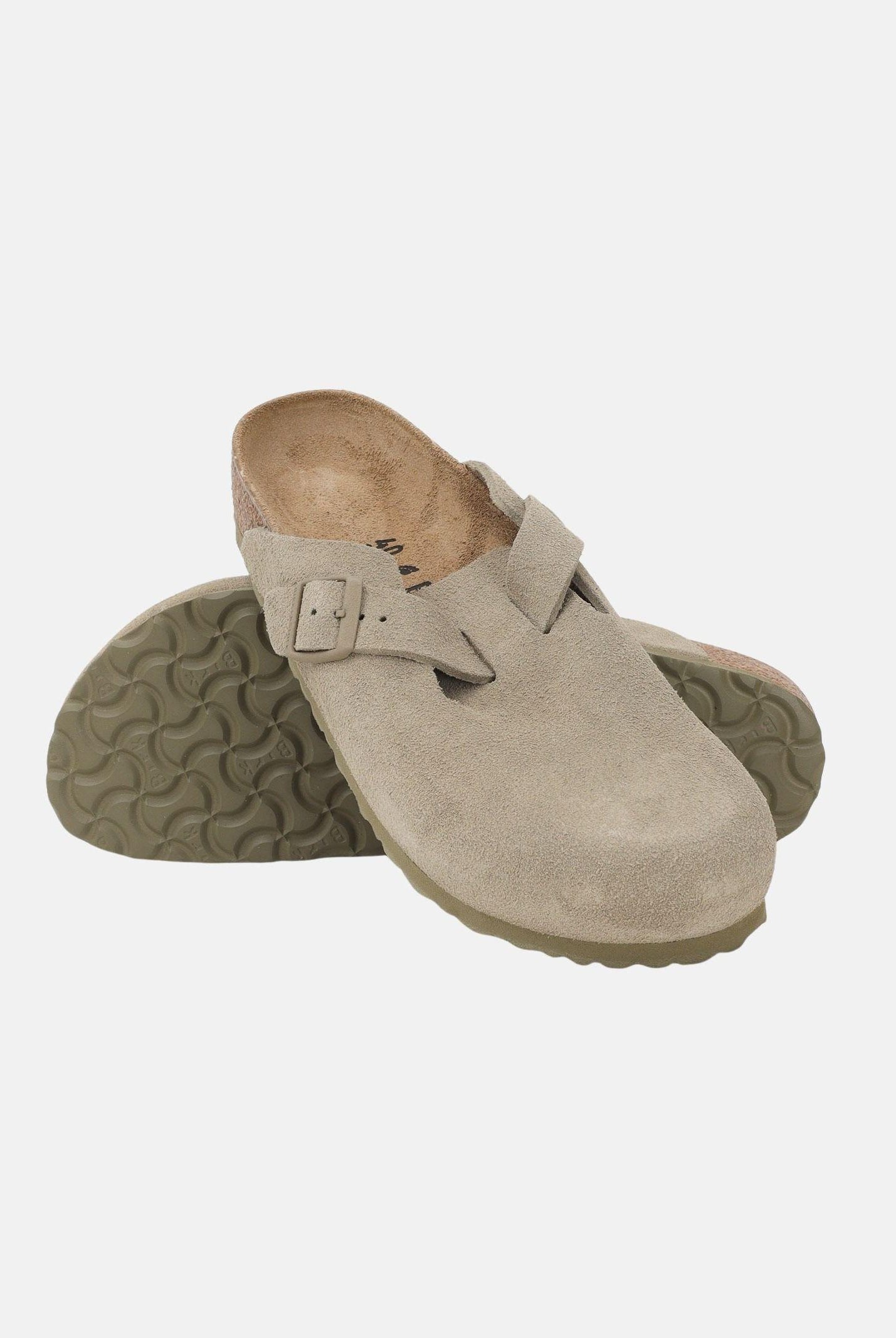 BIRKENSTOCK Ciabatte Boston beige da uomo 1025844 . BIRKENSTOCK