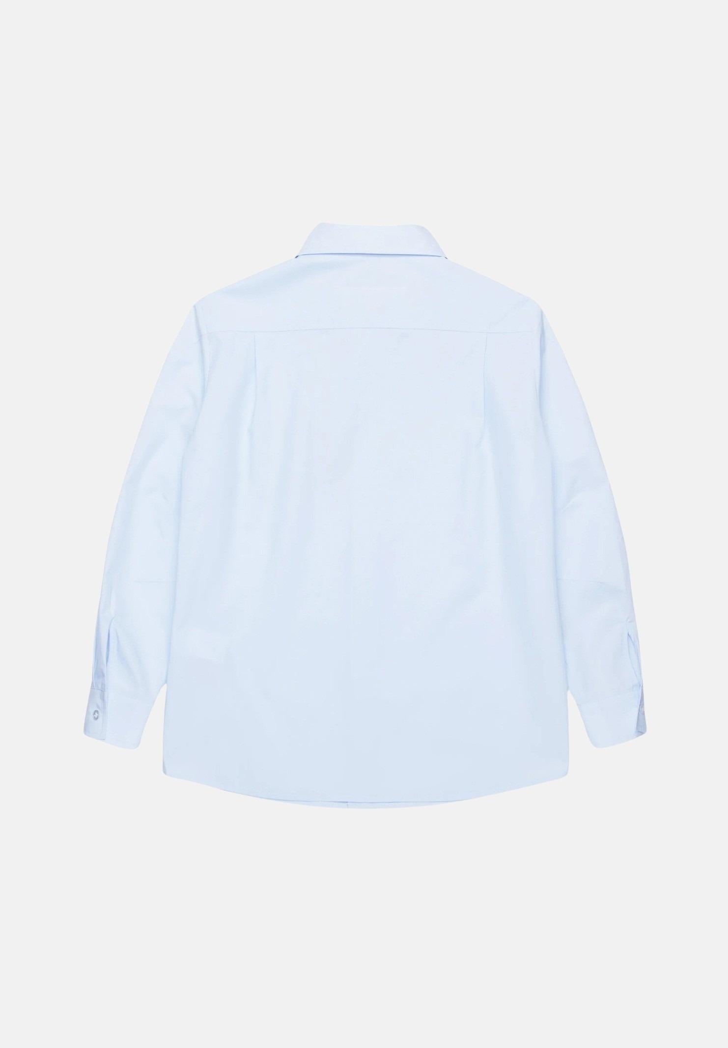 Camicia casual azzurra per donna e bambina con stampa Numbers M60659MM014 M6806 MAISON MARGIELA