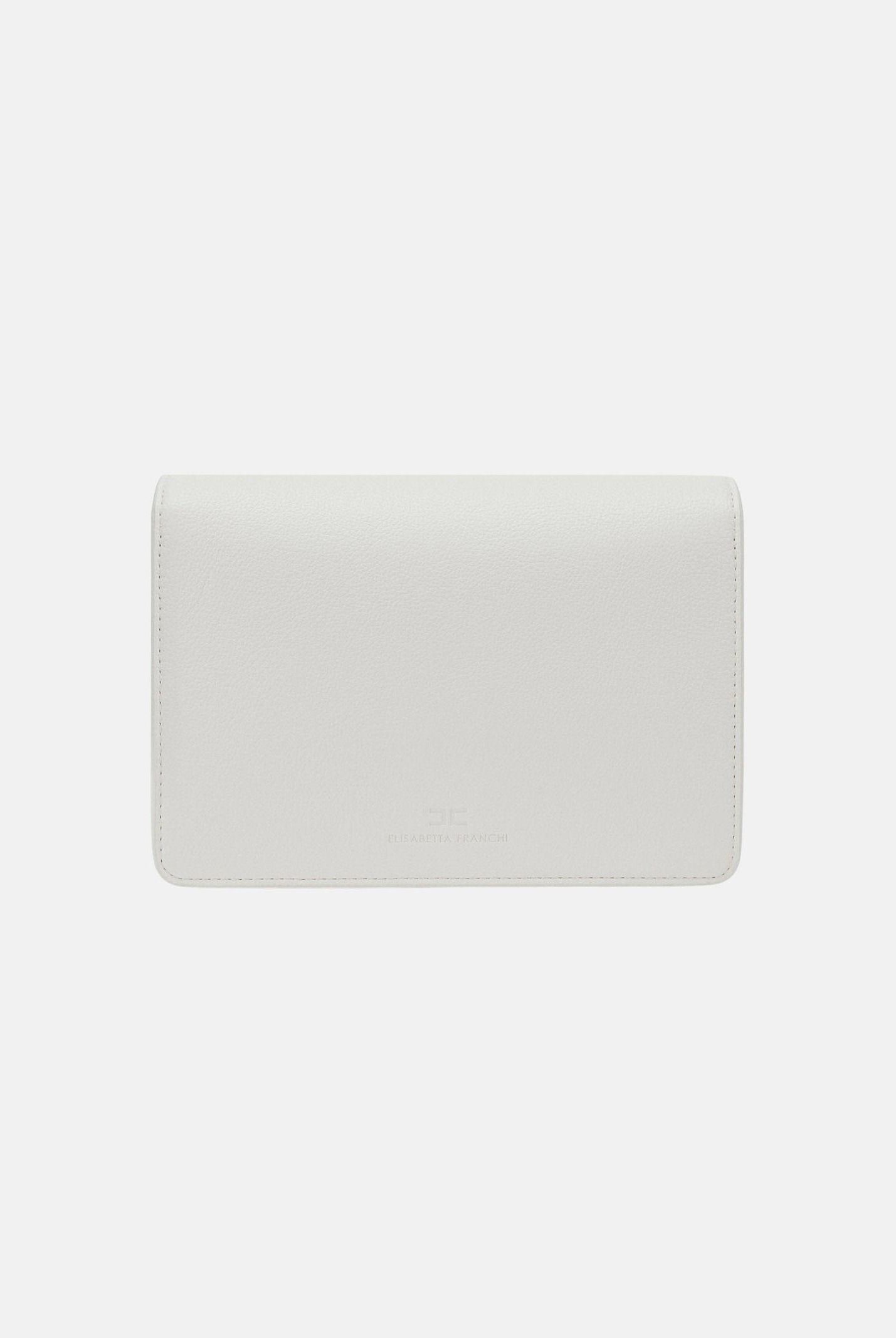 ELISABETTA FRANCHI Pochette burro da donna con logo BS39A61E2 193 ELISABETTA FRANCHI