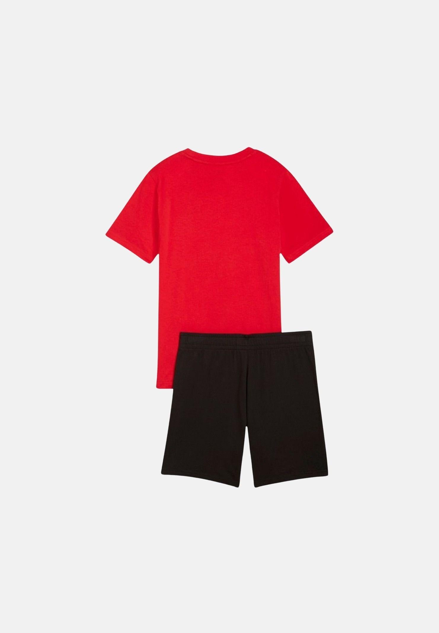PUMA Completino Essentials rosso e nero per bambino e bambina 686298 11 PUMA