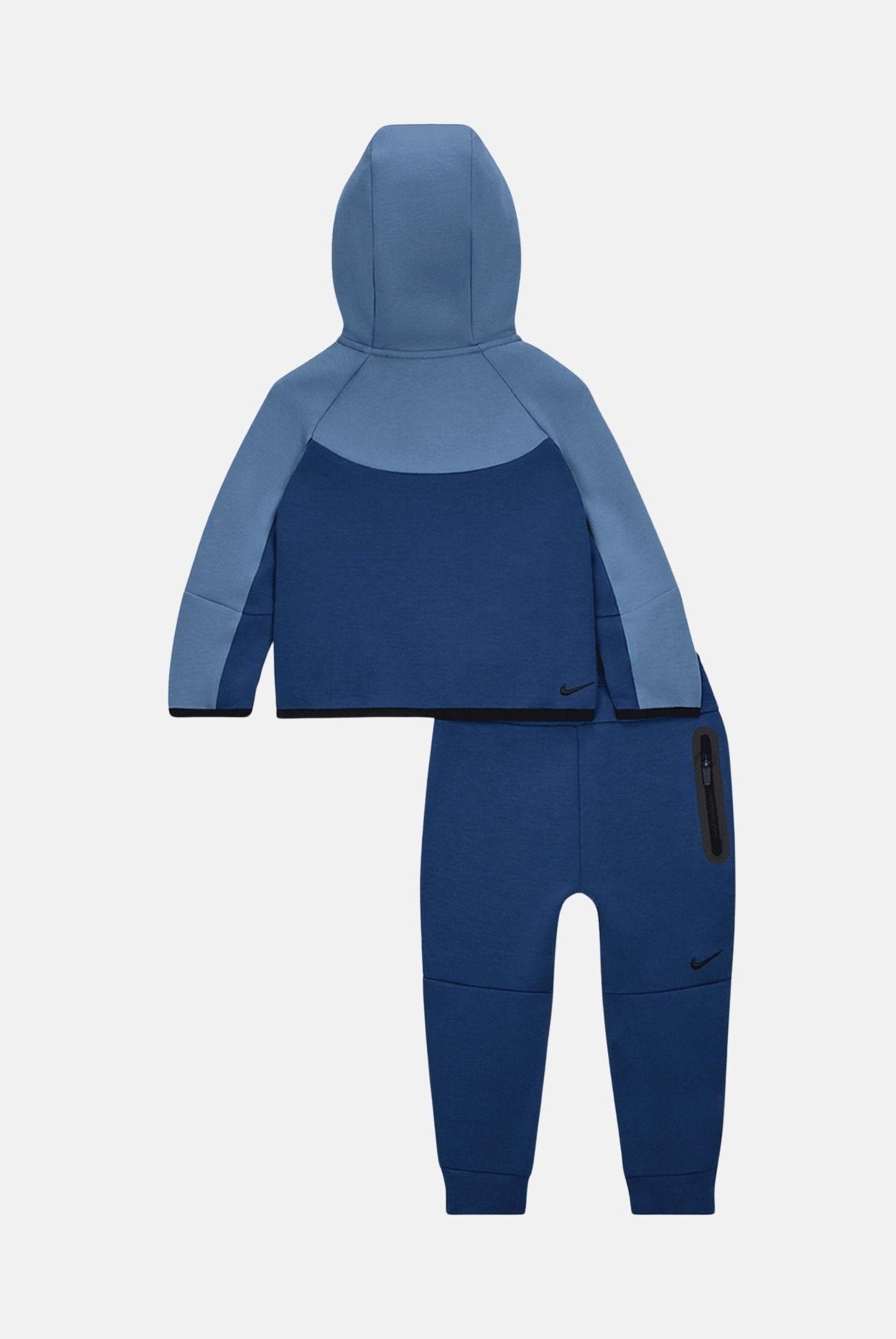 NIKE Tuta Tech Fleece azzurra da neonato 66M880 U1T NIKE