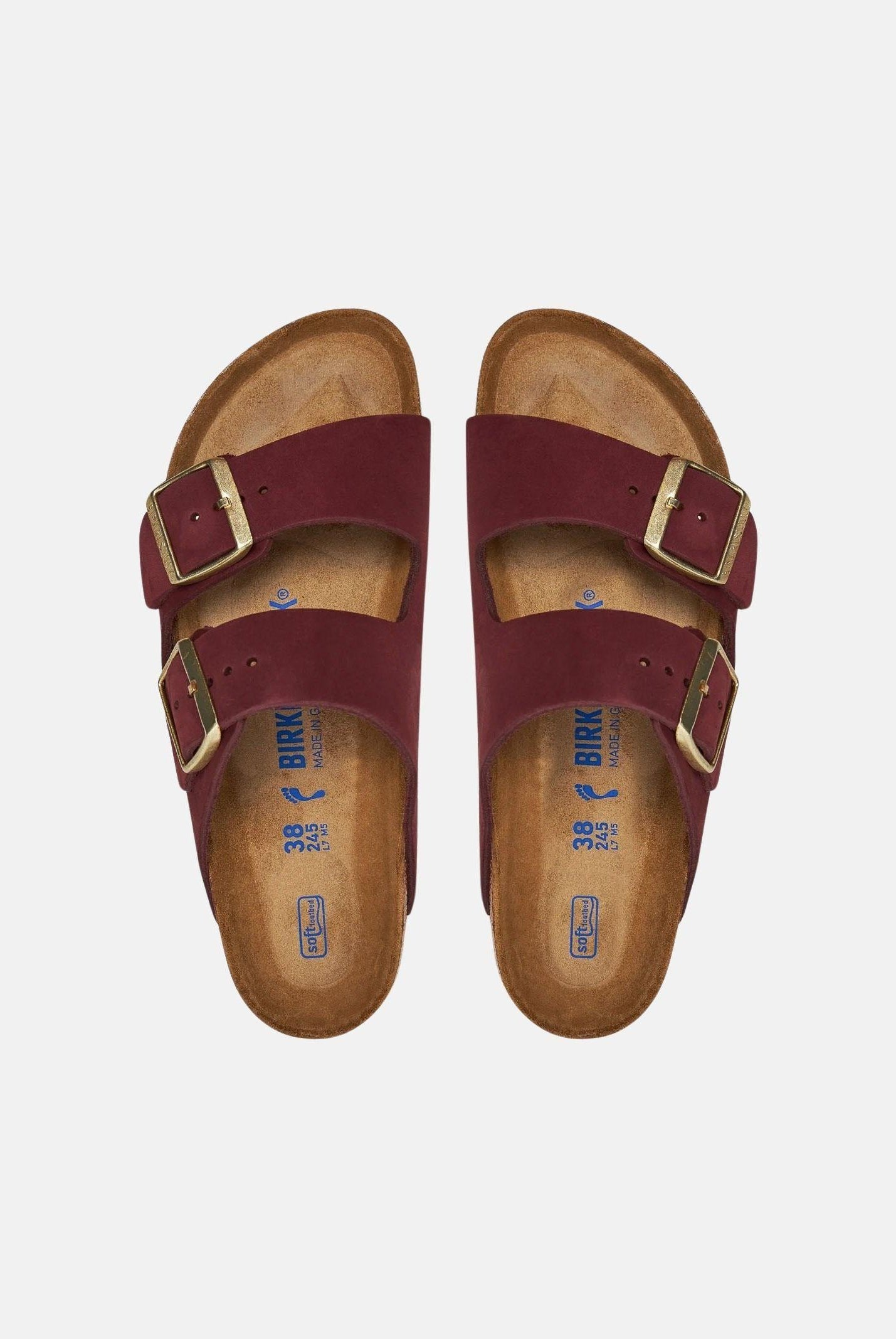 BIRKENSTOCK Sandali Arizona Soft Footbed in pelle scamosciata, unisex. 1028719 . BIRKENSTOCK