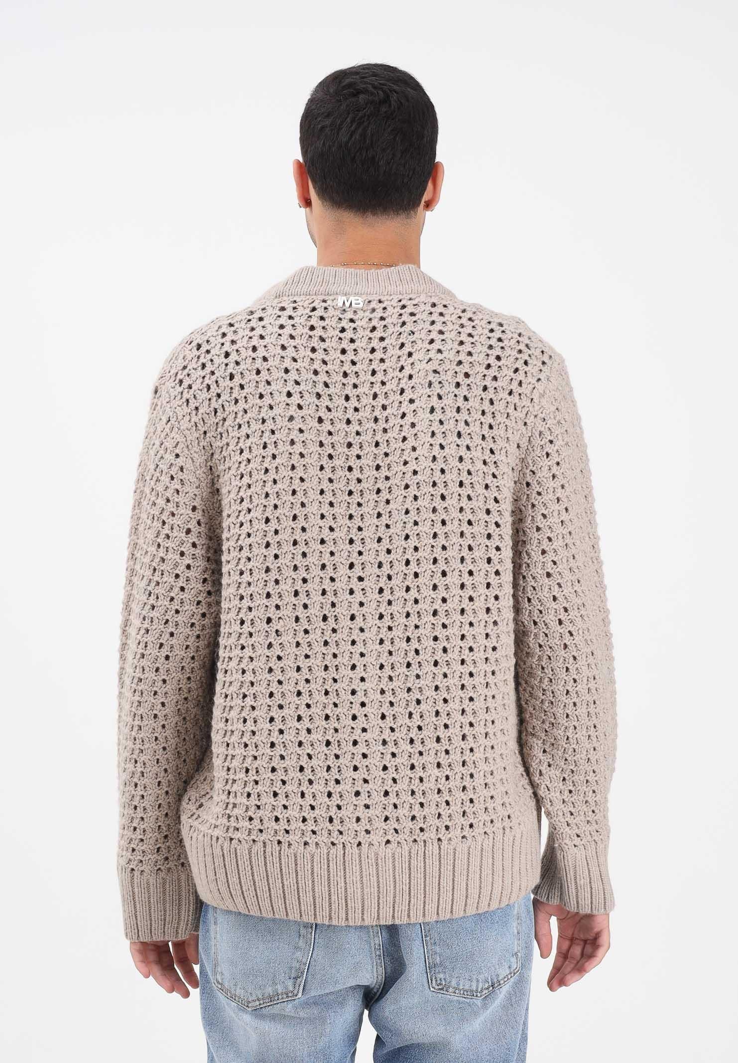 I'M BRIAN Cardigan beige da uomo MA3401 0025 I'M BRIAN