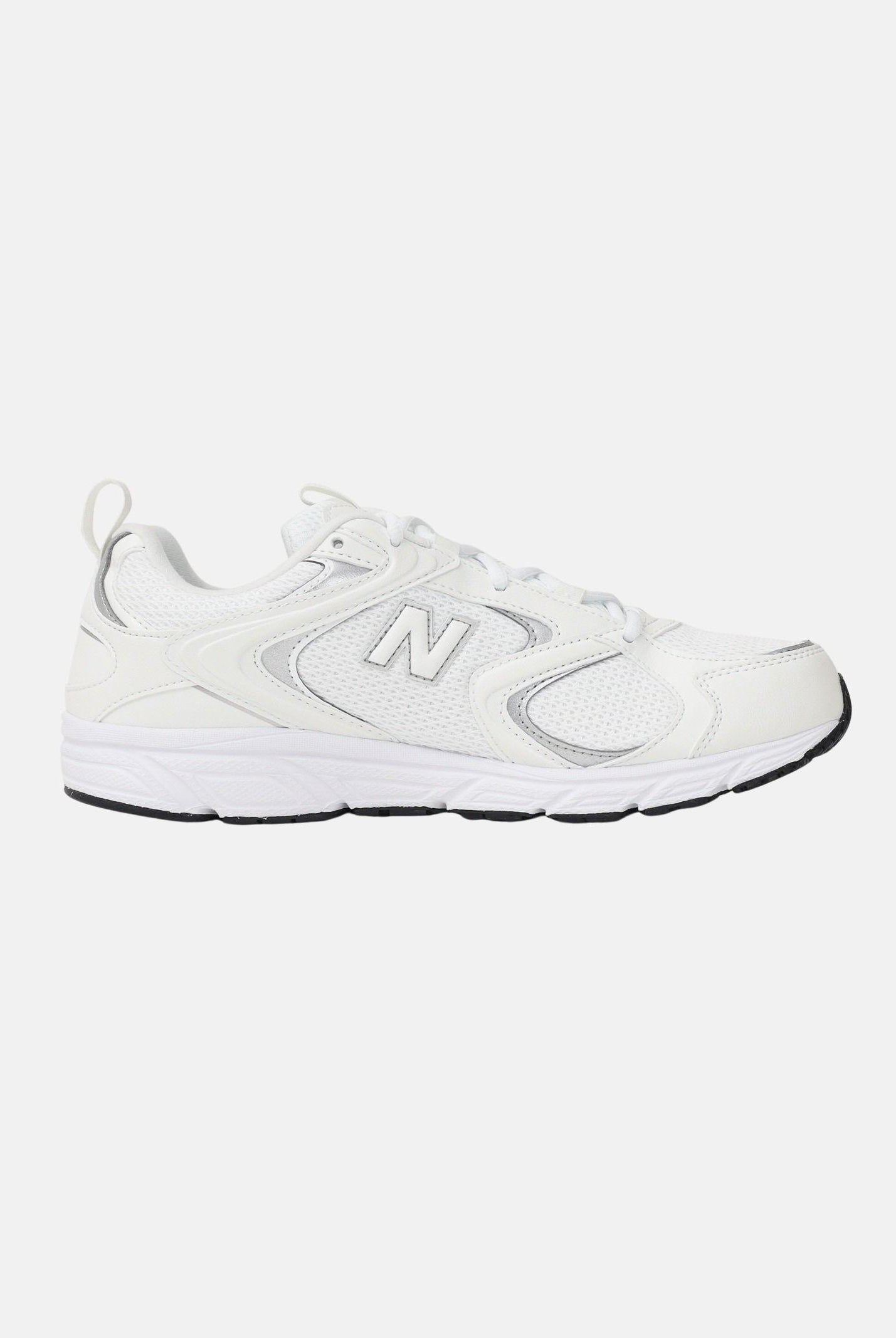 NEW BALANCE Sneakers 408 bianche e argento da uomo ML408W . NEW BALANCE