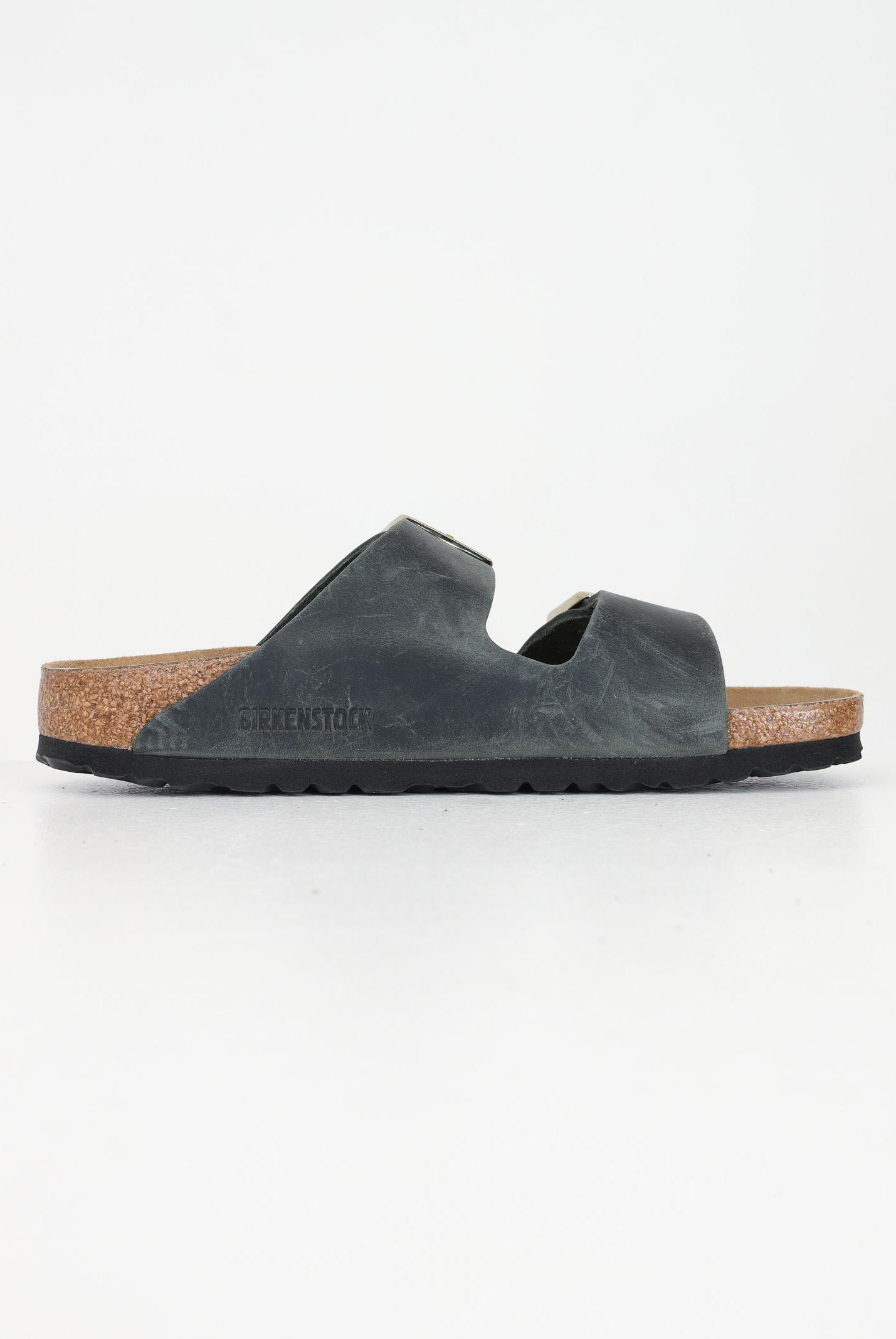 BIRKENSTOCK Ciabatte Arizona verde oliva per uomo e donna in pelle oliata 1028030 . BIRKENSTOCK