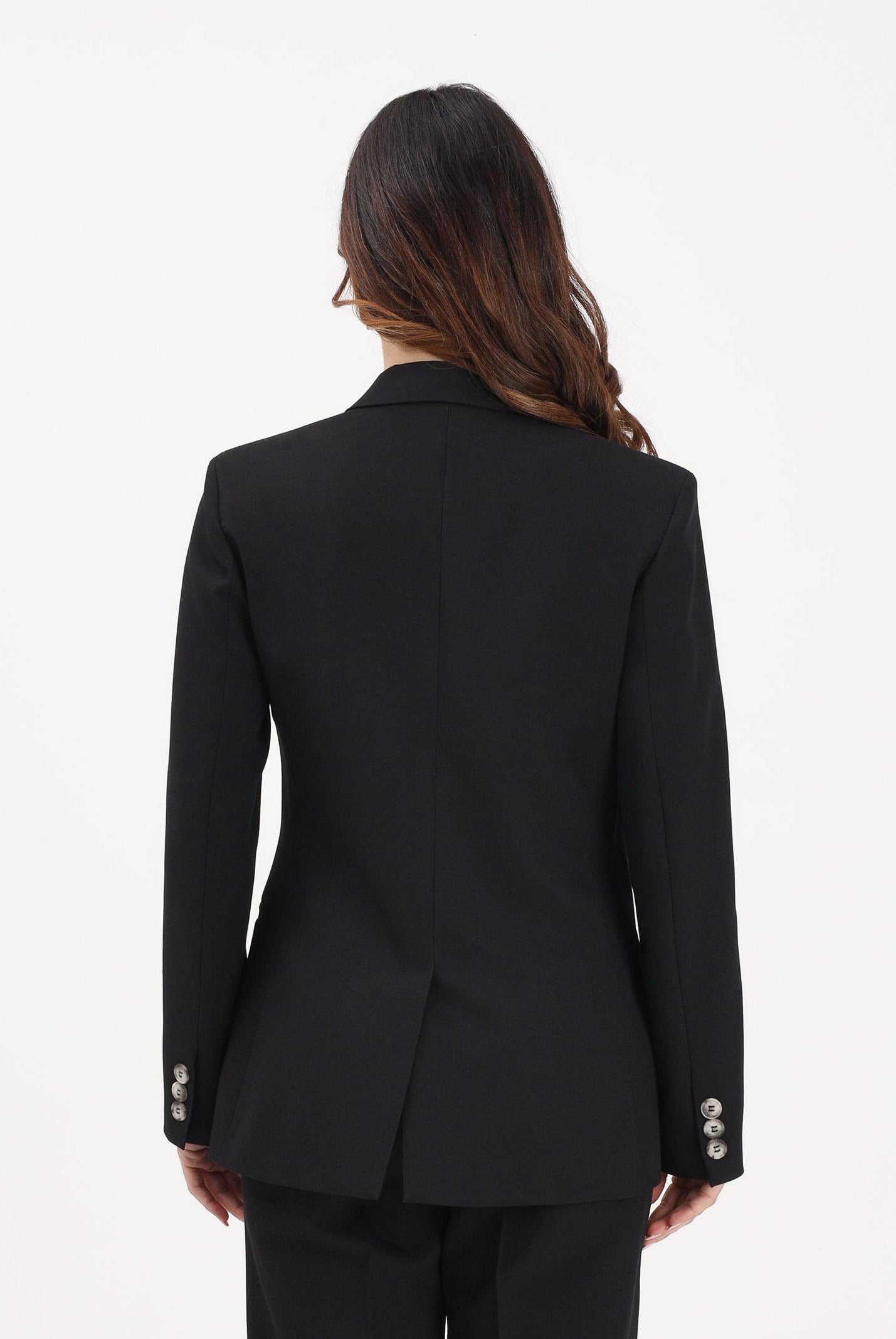VICOLO Giacca nera da donna dal taglio sartoriale TAB0246 A99 VICOLO