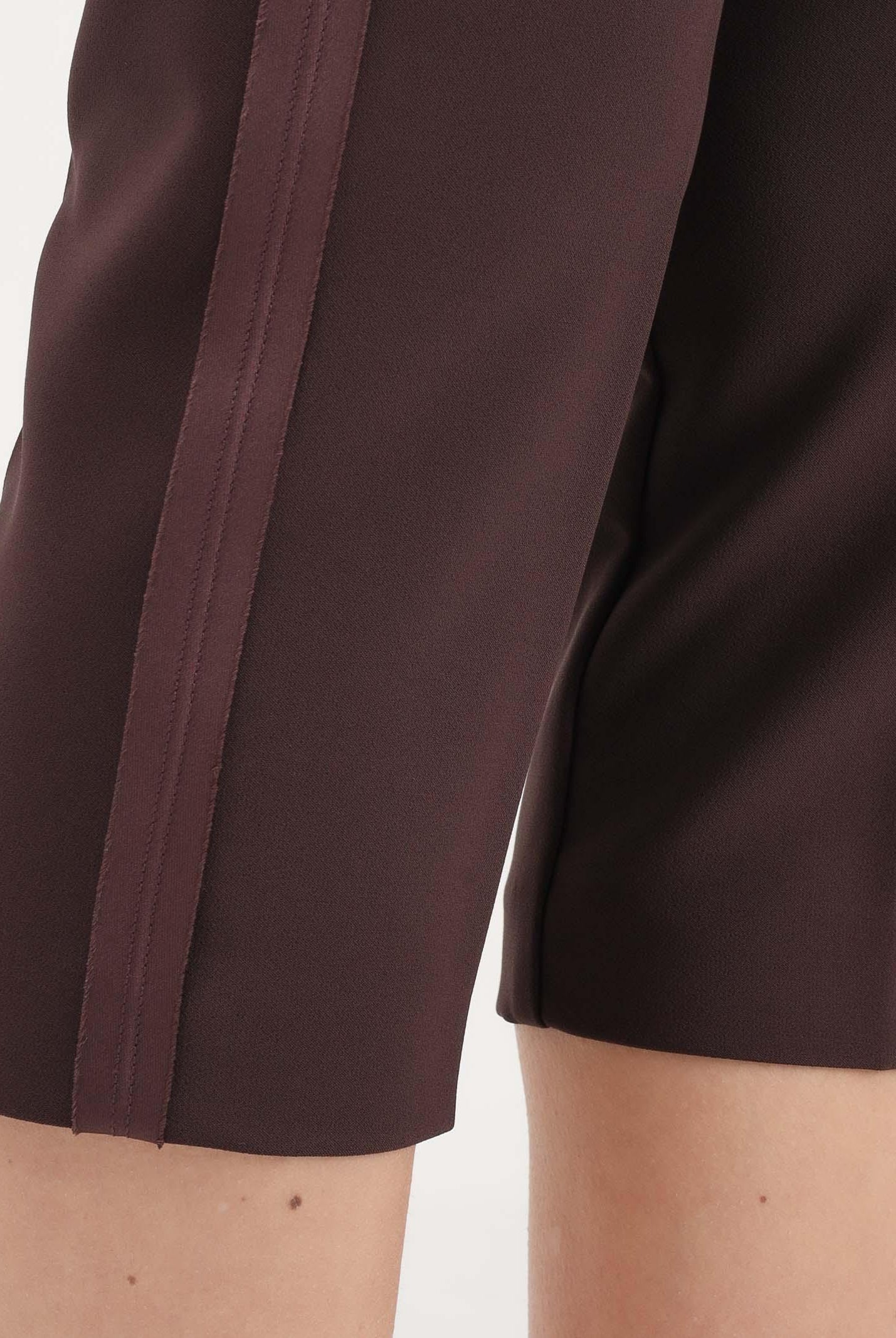 ELISABETTA FRANCHI Pantalone Capri marrone da donna PA19063E2 644 ELISABETTA FRANCHI