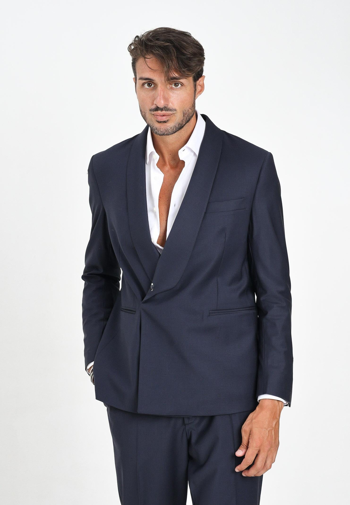 I'M BRIAN Giacca doppiopetto blu da uomo GIA3458 005 I'M BRIAN