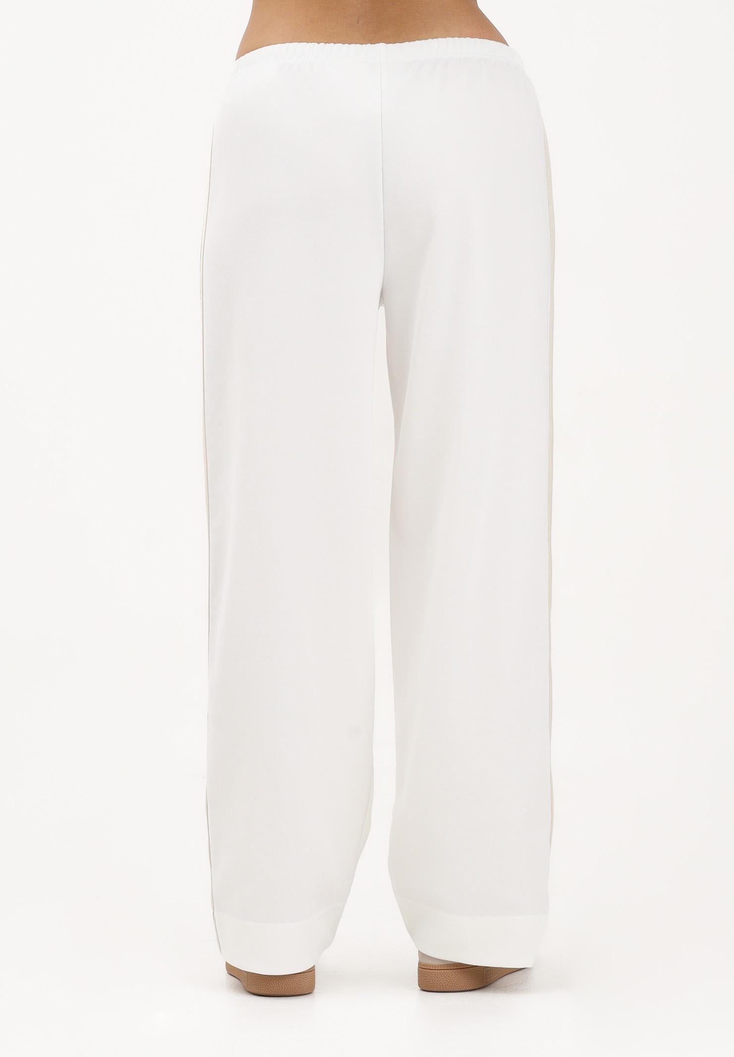 PALM ANGELS Pantalone sportivo bianco per donna, ragazze e bambine con logo PGCJ006S26FAB001 002 PALM ANGELS