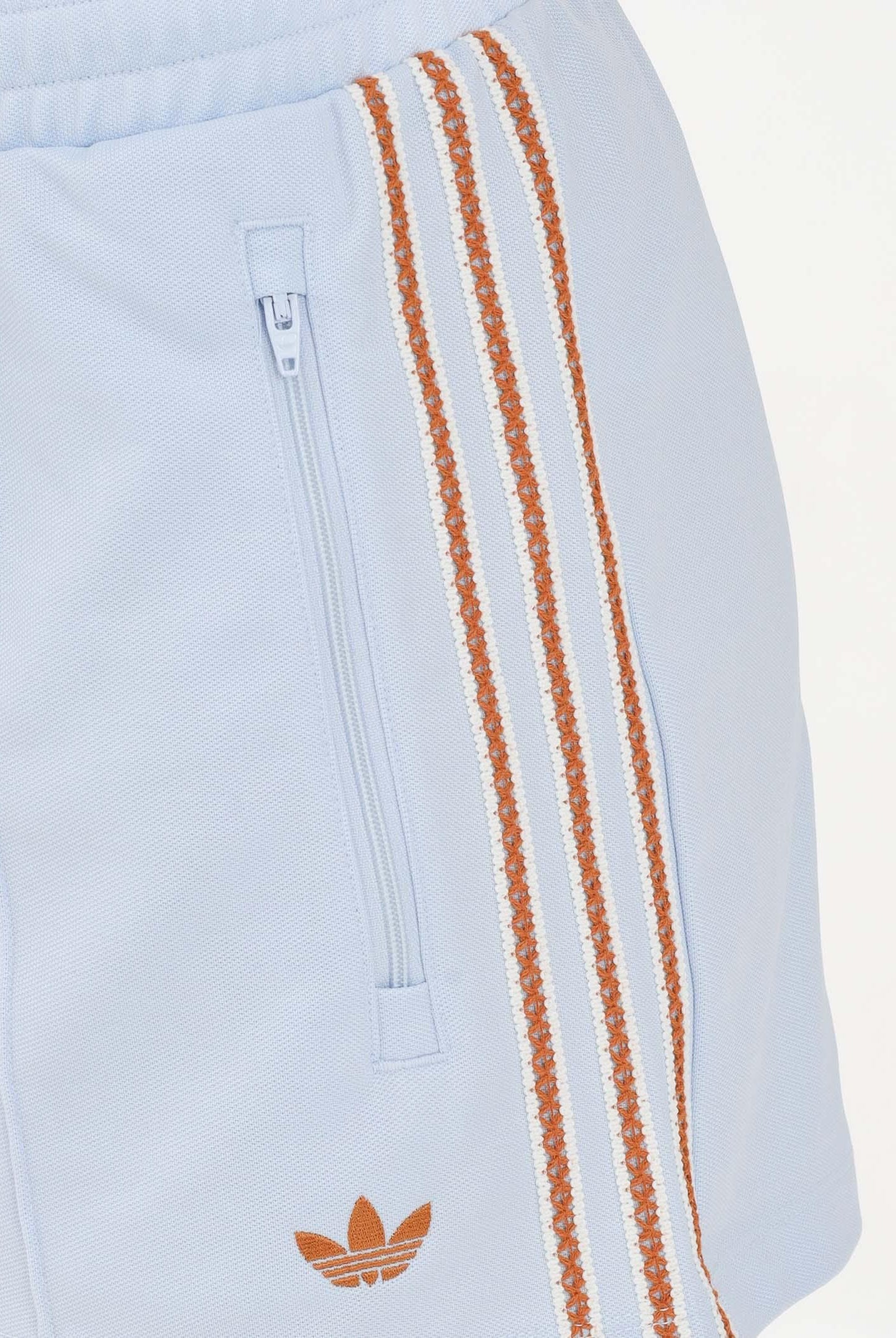 ADIDAS ORIGINALS Shorts sportivo SUMMER GLOW celeste da donna KY3166 . ADIDAS ORIGINALS