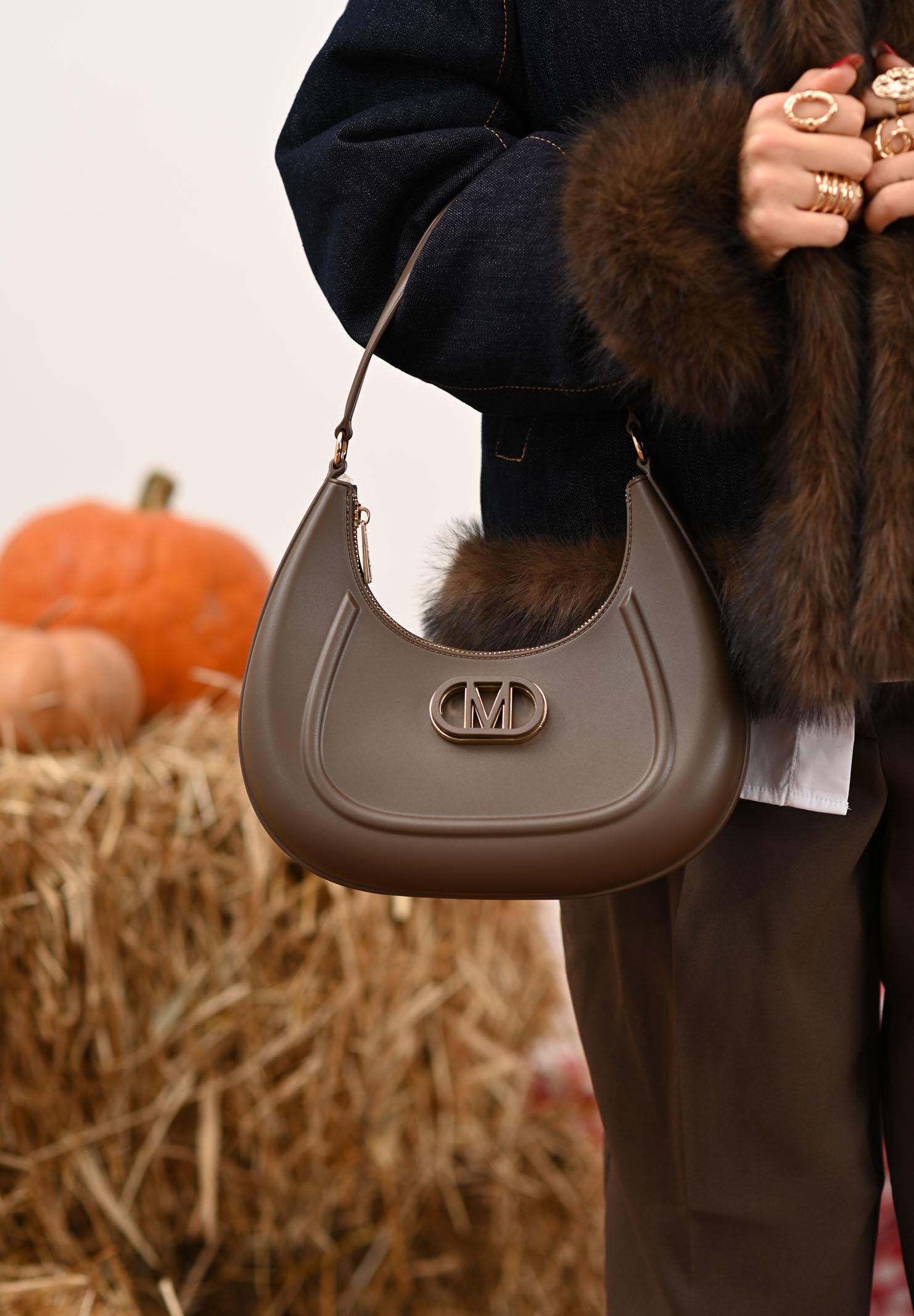 MARC ELLIS Borsa a mano Flat Jelly marrone da donna FLAT-JELLY COLIGO MARC ELLIS