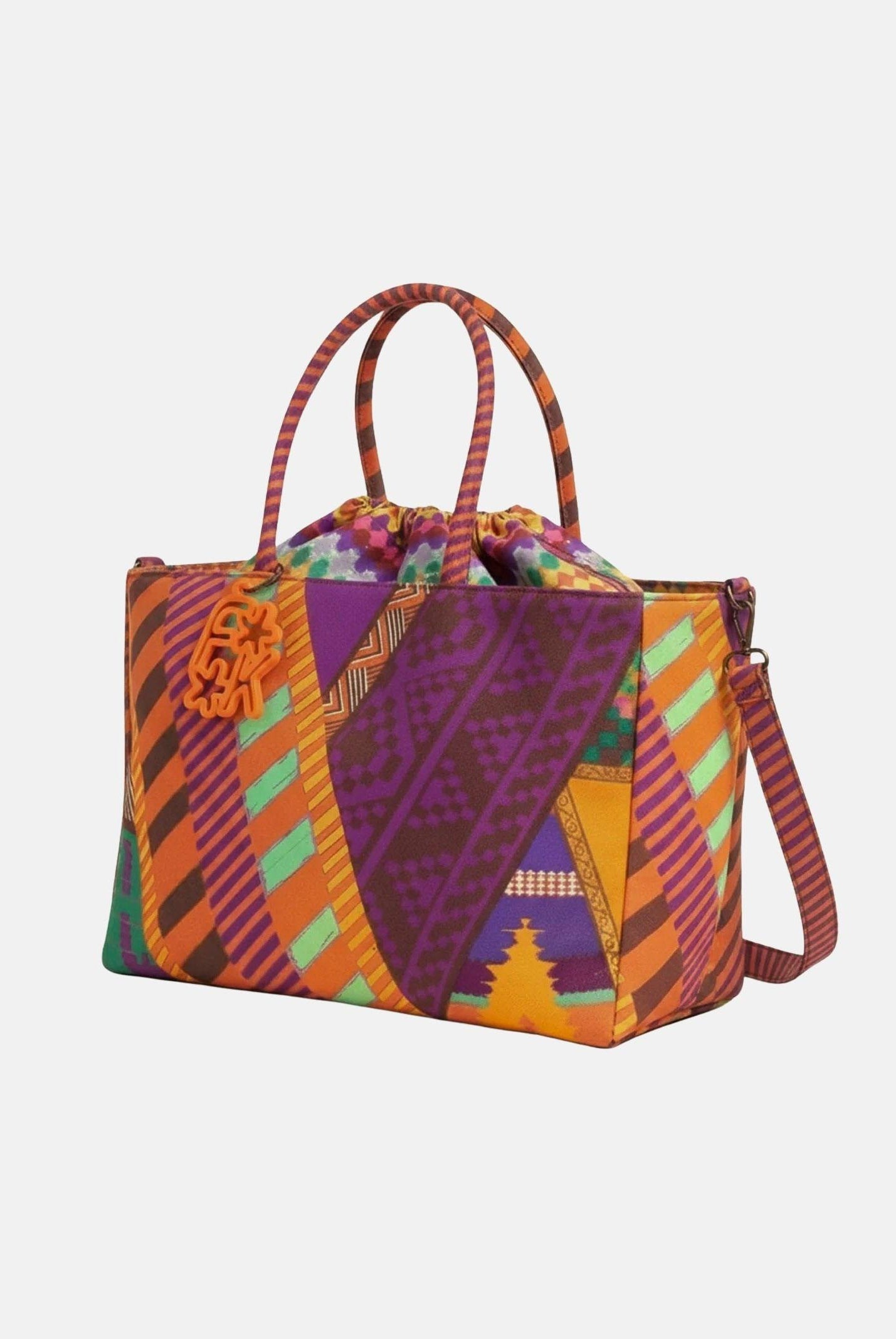 F**K Borsa mare multicolore da donna in tessuto stampato FA26-SW0121X11 . F**K