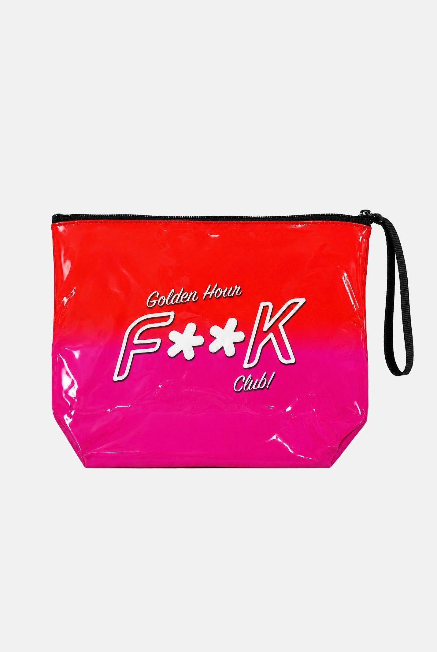 F**K pochette a mano Golden Hour rosso e fucsia donna. POCHETTE-FK ROFU F**K