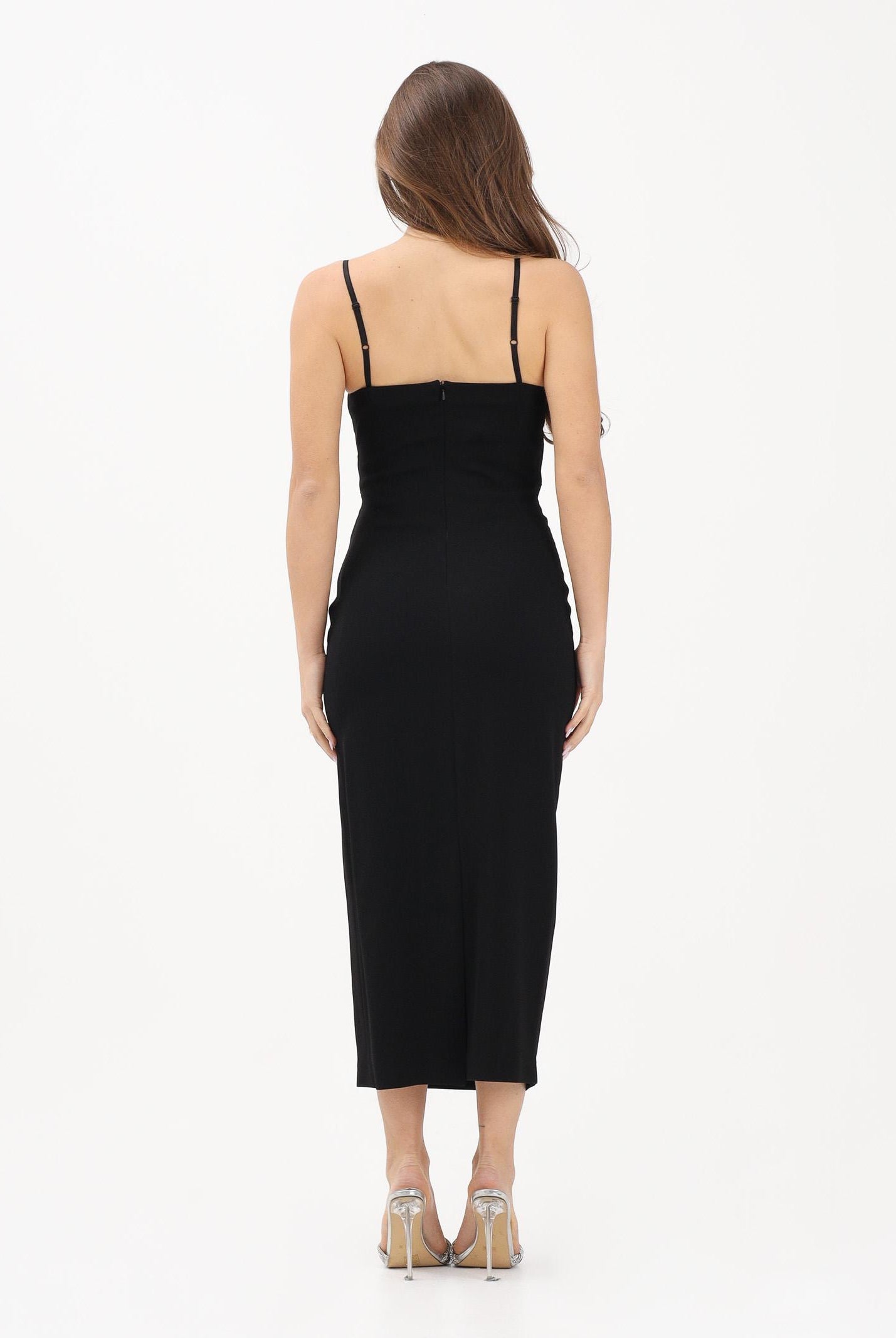 PINKO Abito midi CARRUBA nero da donna 106637A31P Z99 PINKO