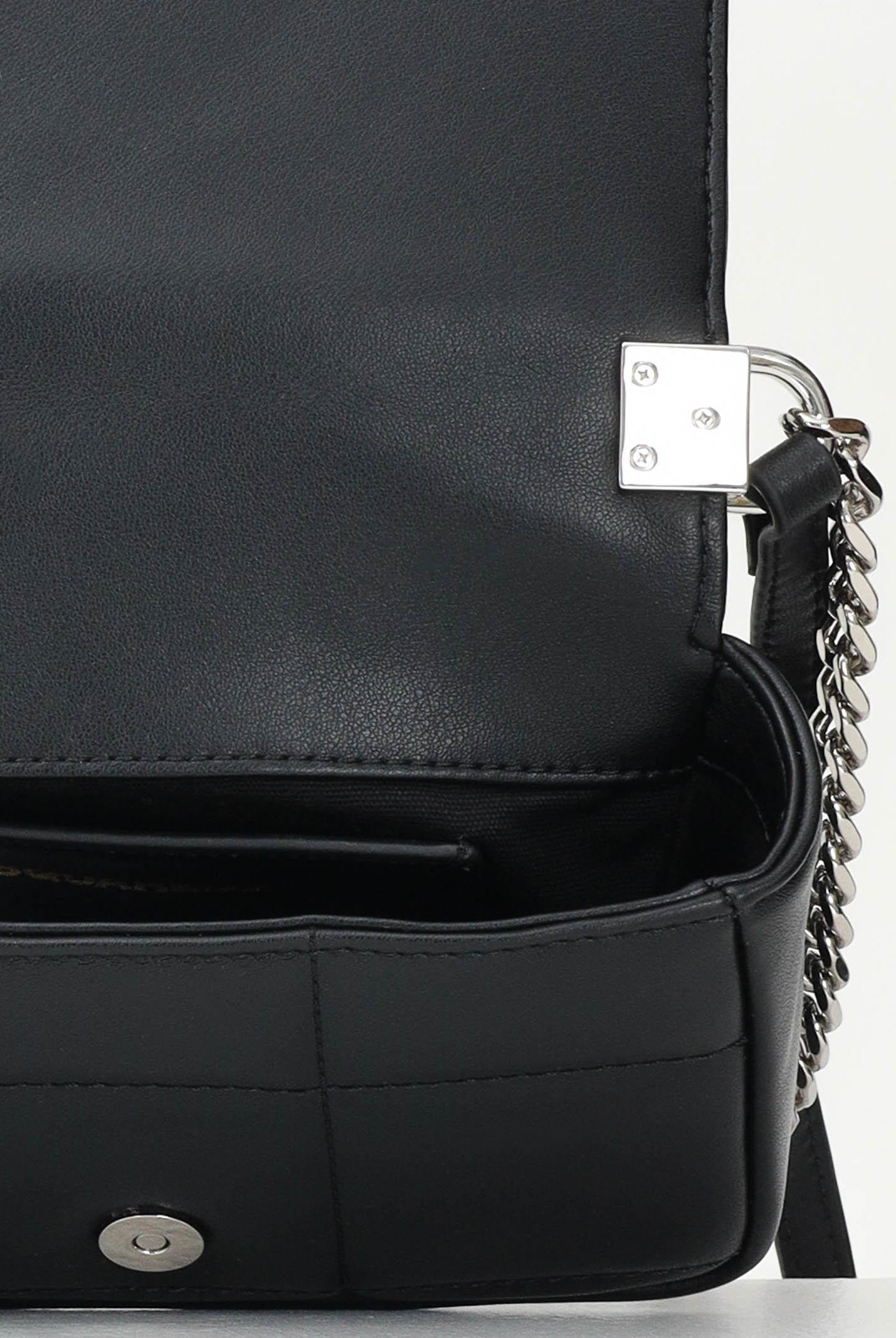 DSQUARED2 Borsa a spalla nera da donna con maxi logo DQ2917D0AD0 DQ900 DSQUARED2
