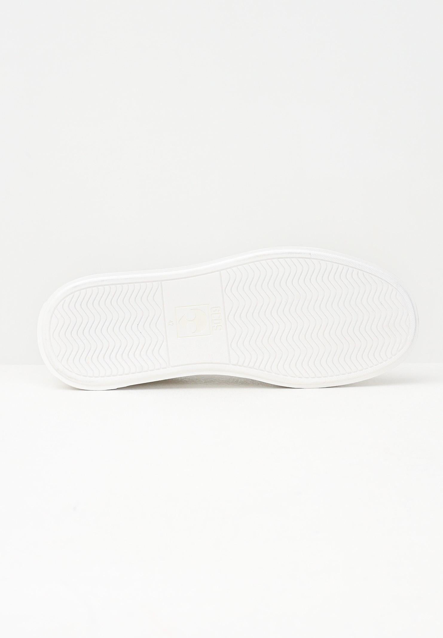 GCDS Sneakers bianche da uomo con stampa logo B1EU4202AB3 10 GCDS