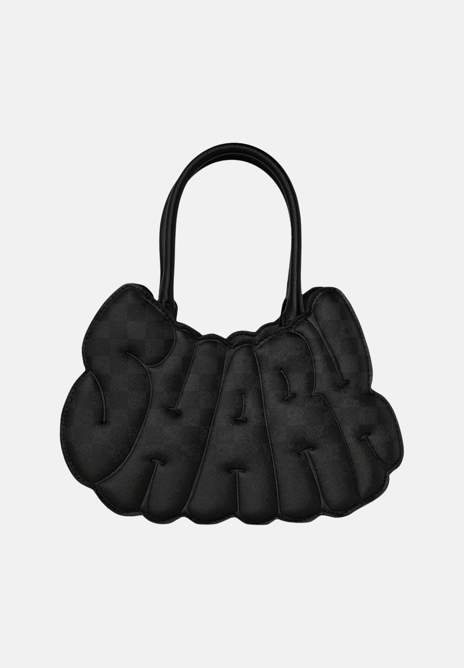 SPRAYGROUND Borsa a spalla Spritz Shark Bubble Bag nera da donna 910B8346NSZ . SPRAYGROUND
