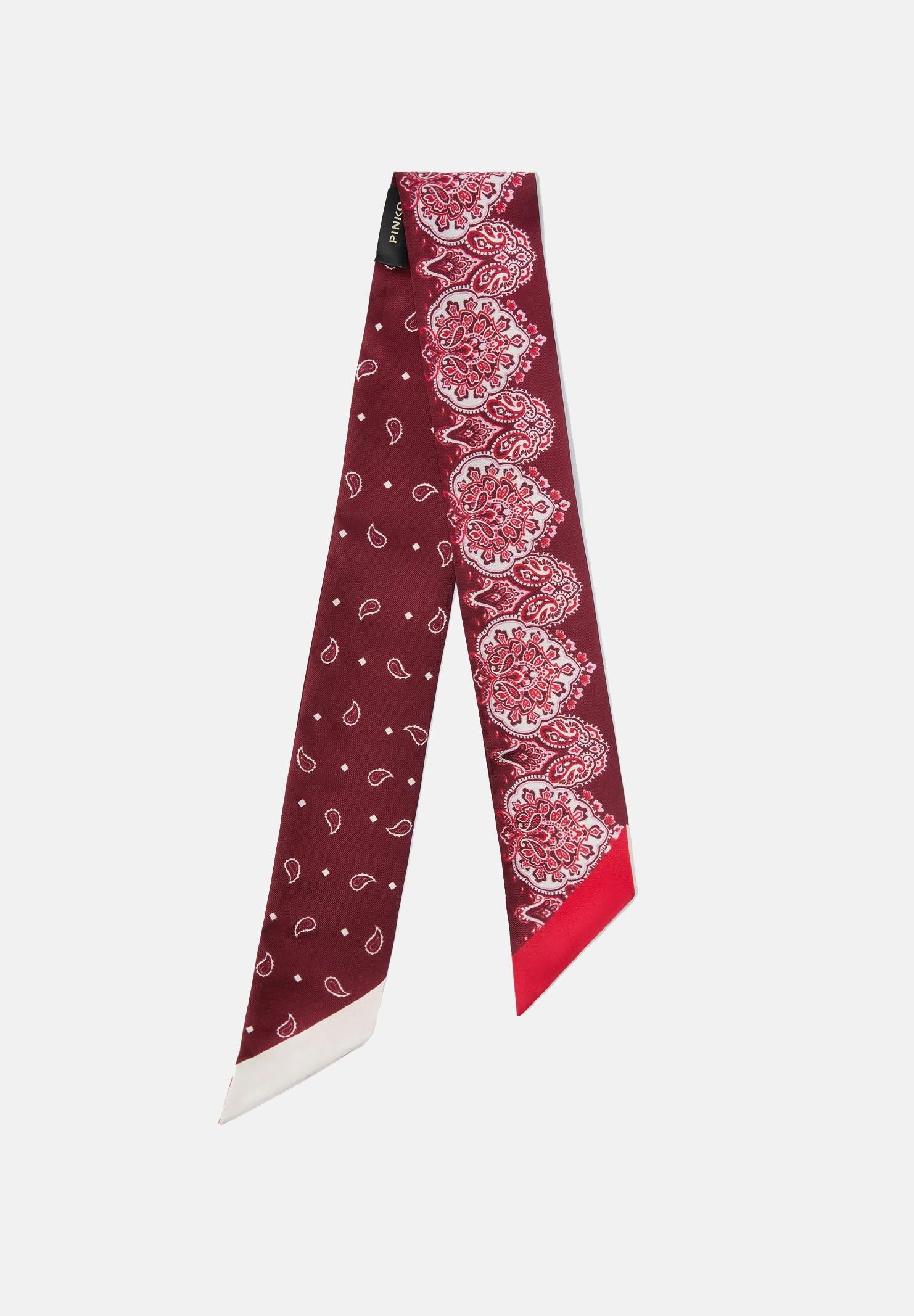 PINKO Foulard POGO bordeaux da donna 106653A38G YC3 PINKO