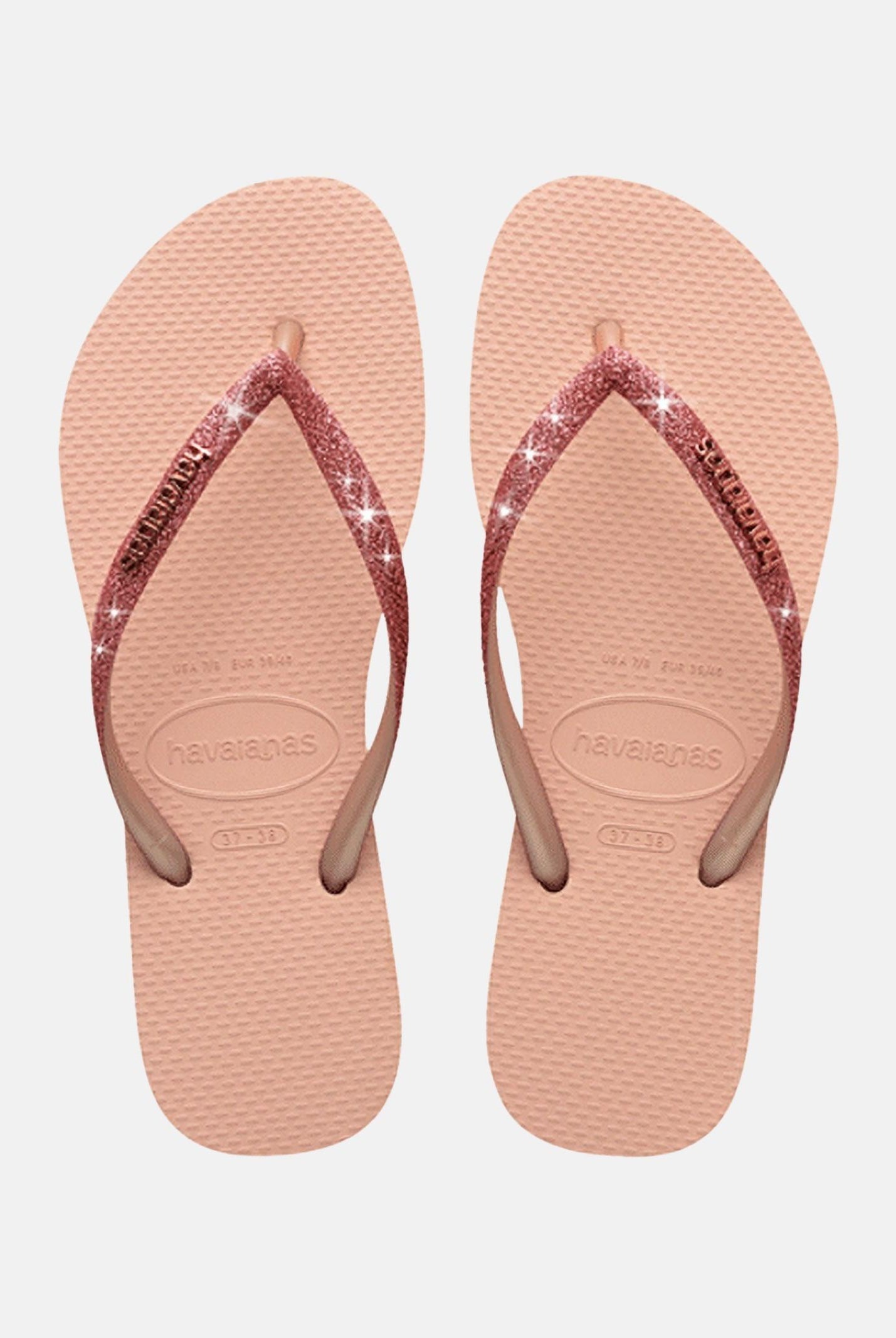 HAVAIANAS Infradito Havaianas Slim Glitter II rosa da donna 4146975 9898 HAVAIANAS
