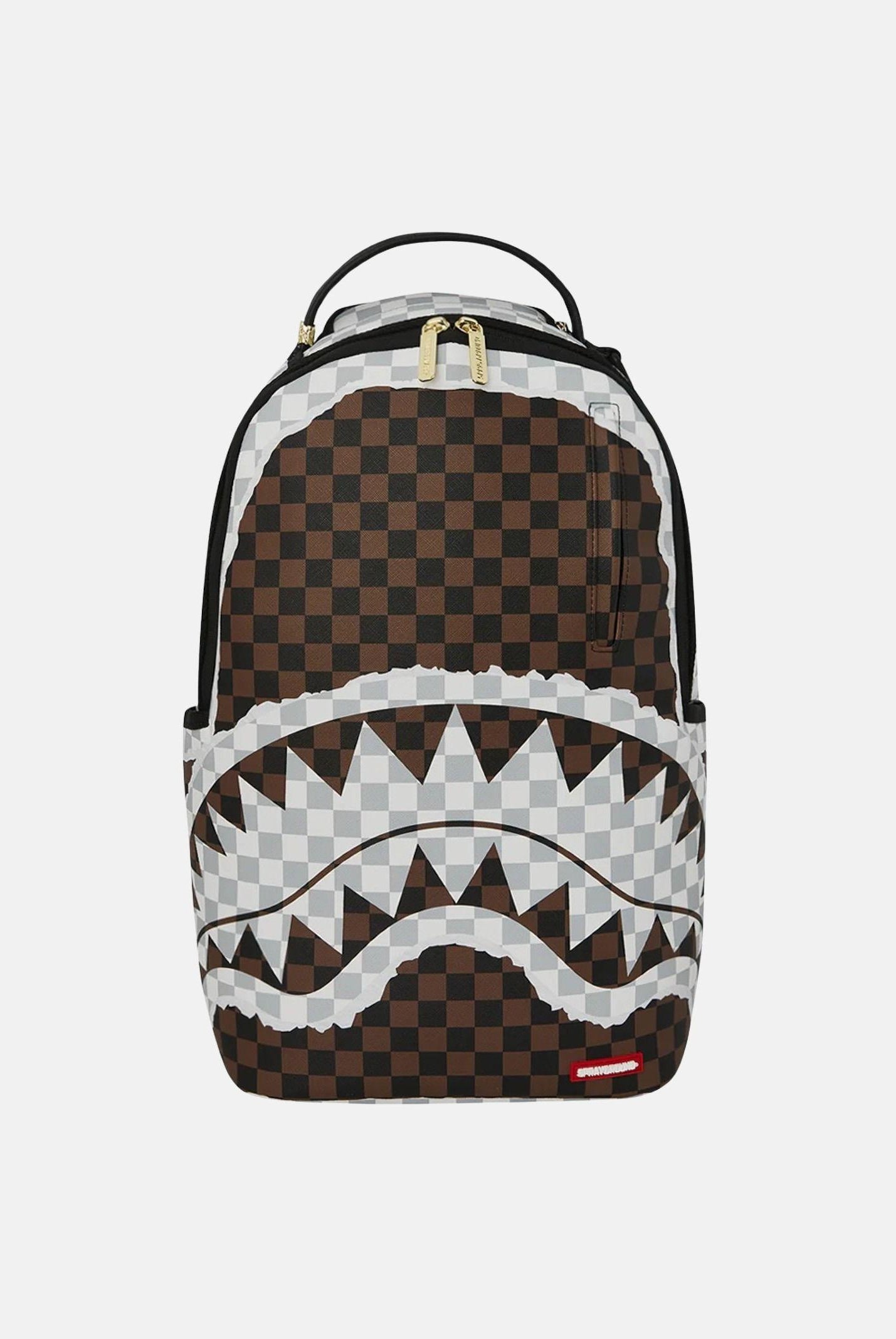 SPRAYGROUND Zaino SIP BROWN AND CREAM TEAR DLXSV BACKPACK grigio e marrone per uomo e donna 910B8290NSZ . SPRAYGROUND