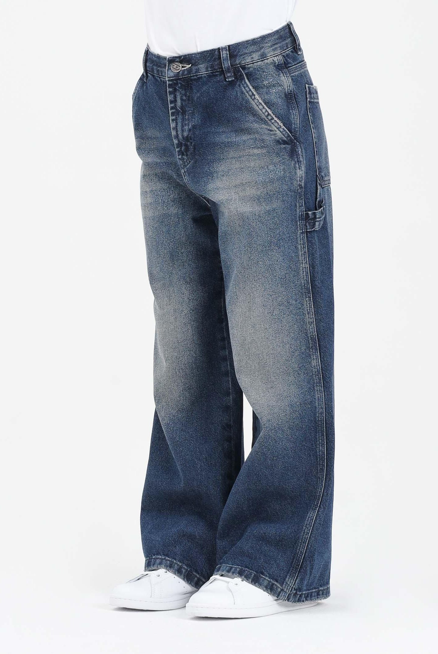 DIESEL Jeans D-Argjx Work in denim blu per donna, ragazzi e bambini J02349KXBQC K01 DIESEL