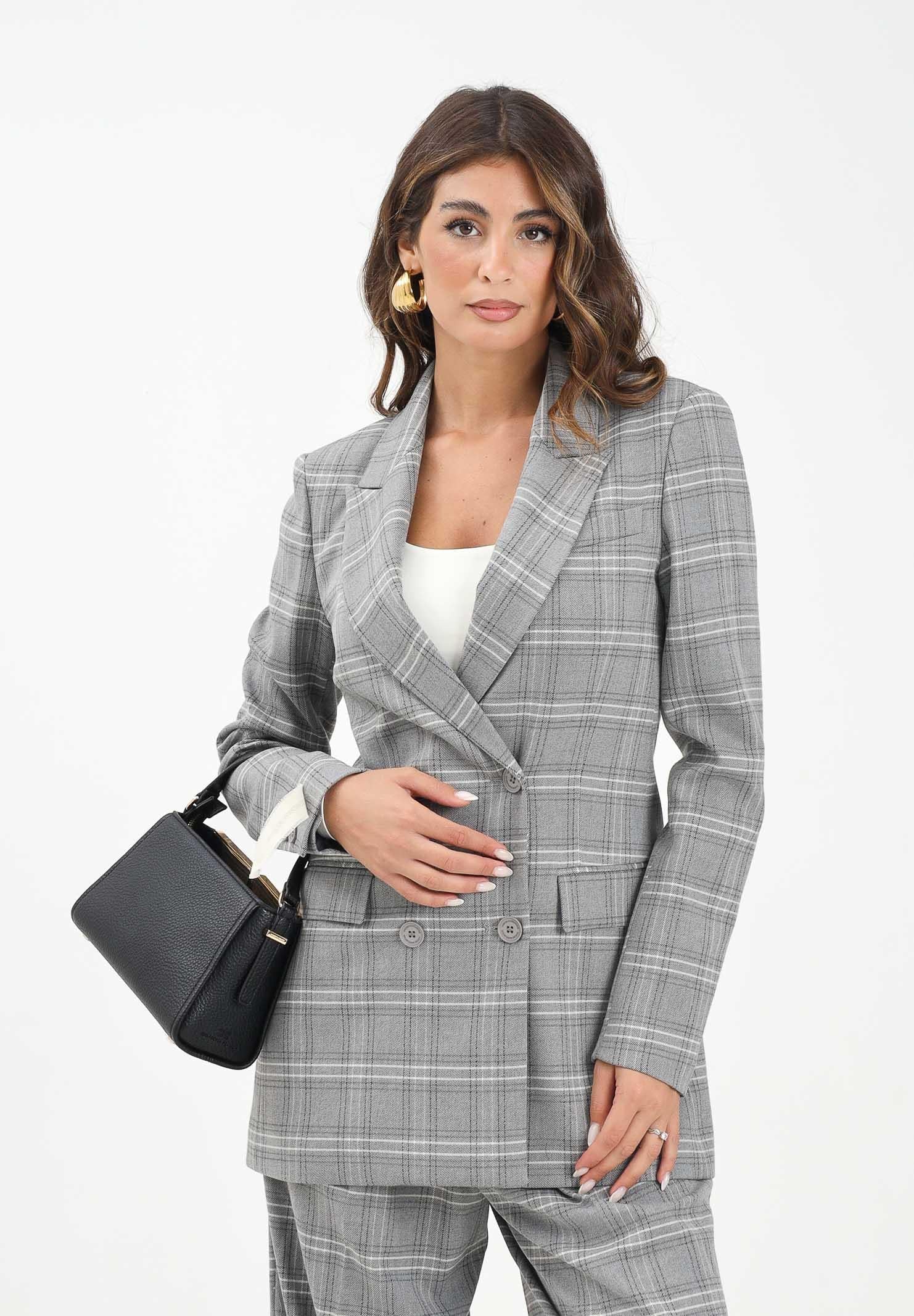 MAR DE MARGARITAS Giacca doppiopetto Norah grigia da donna MMABW01415 GR00 Mar de margaritas