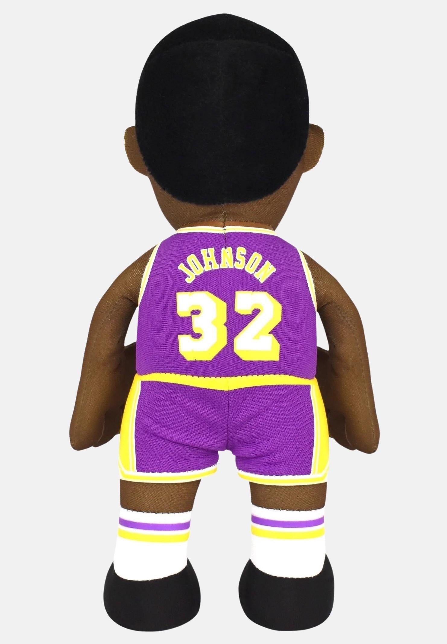 Peluche Los Angeles Lakers Magic Johnson 10" Plush Figure P1-NBH-LAK-MJ2X LOS ANGELES LAKERS BLEACHER CREATURES