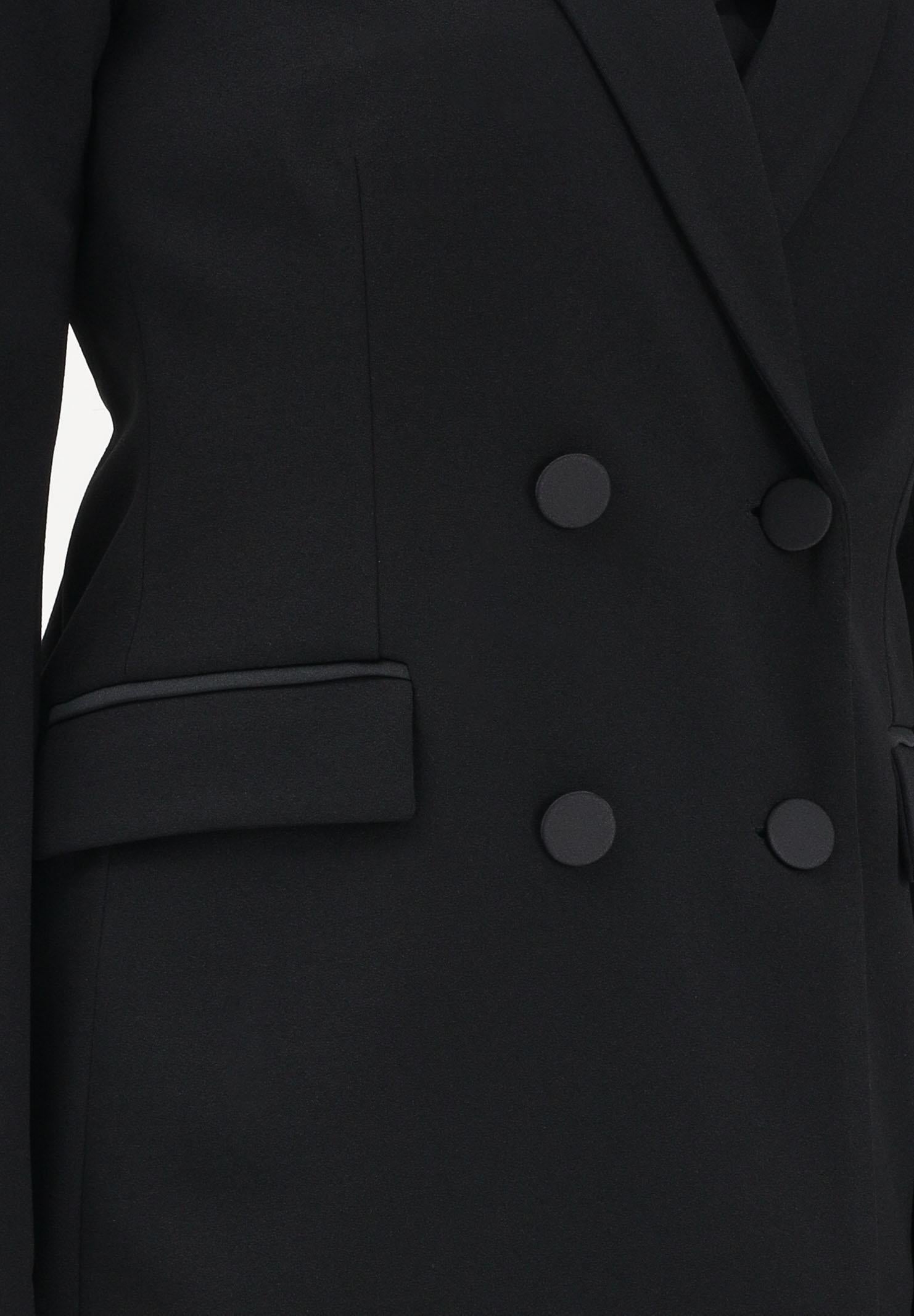 VICOLO Giacca doppiopetto nera da donna TAB0031 A99 VICOLO